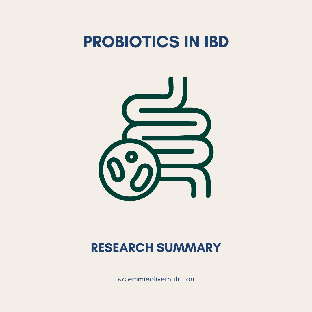 Should I take a probiotic for my IBD? 