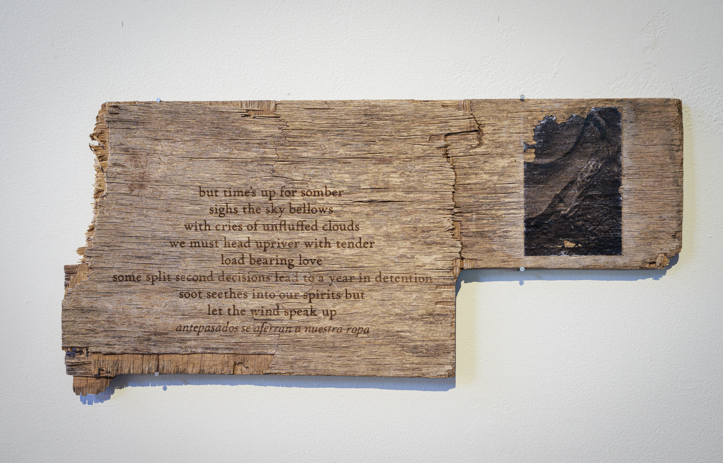  Detail shot of  Long Way From Home (earth’s wounds estan abiertas)  