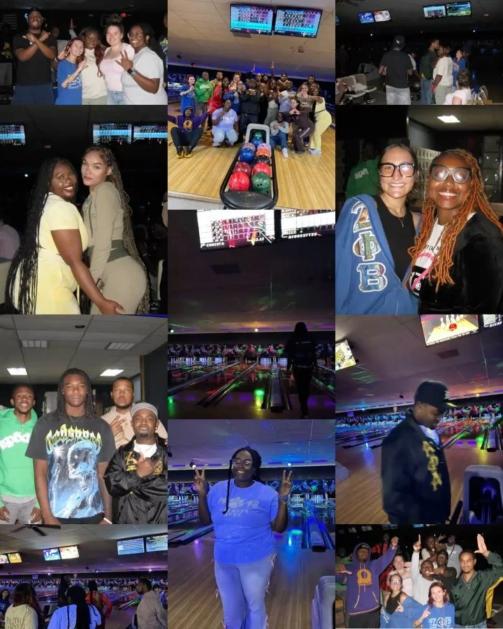 Friday Night with the Captivating Clemson NPHC 🎳✨
Last night, our council came together for a fun night of bowling, laughter, and bonding! Moments like these remind us that unity goes beyond the work we do—it’s about building genuine co