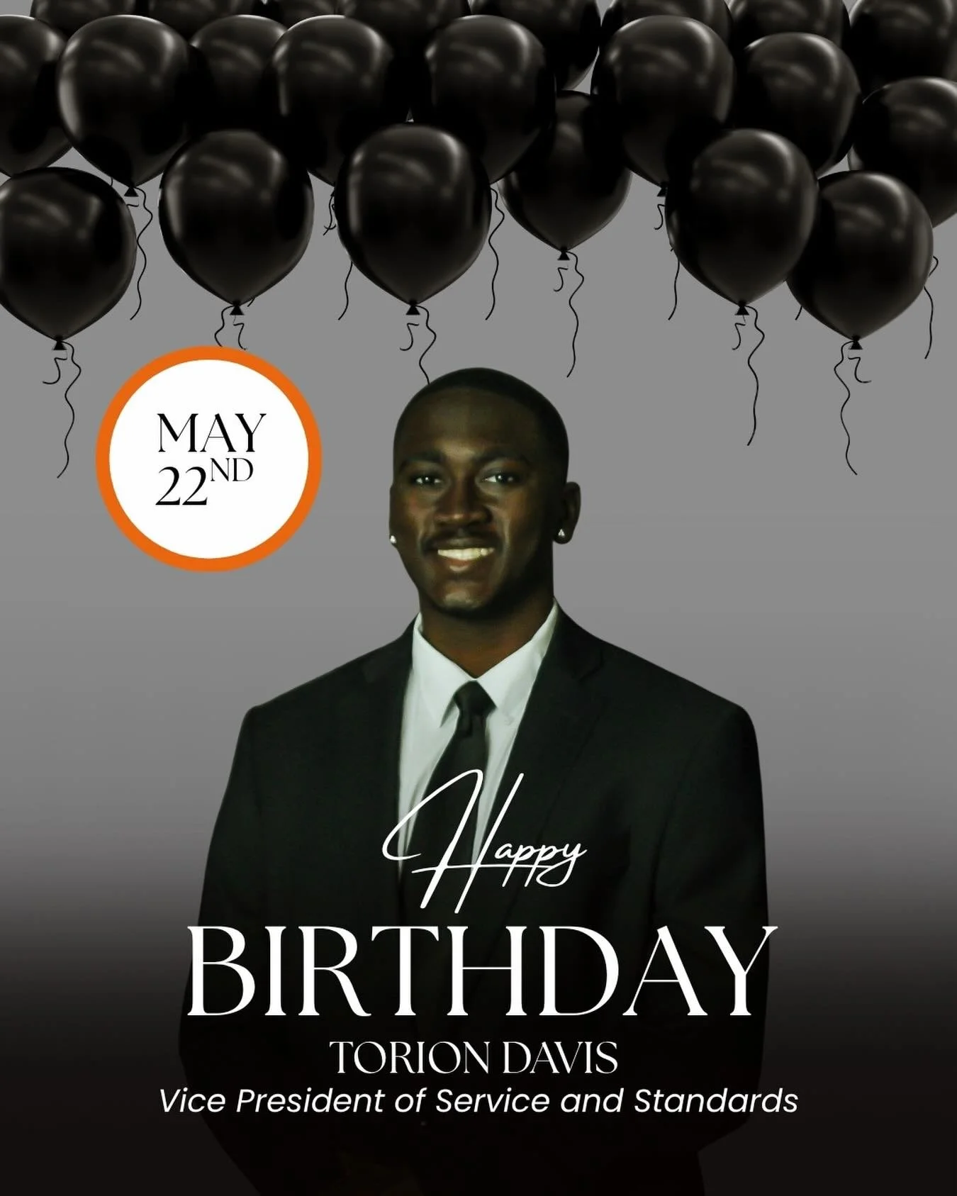 🎉✨ Happy Birthday to our NPHC Vice President of Service &amp; Standards, Torion Davis! 🐾

Thank you for your leadership, dedication, and commitment to uplifting the Clemson NPHC community through service, accountability, and excellence. Your impact