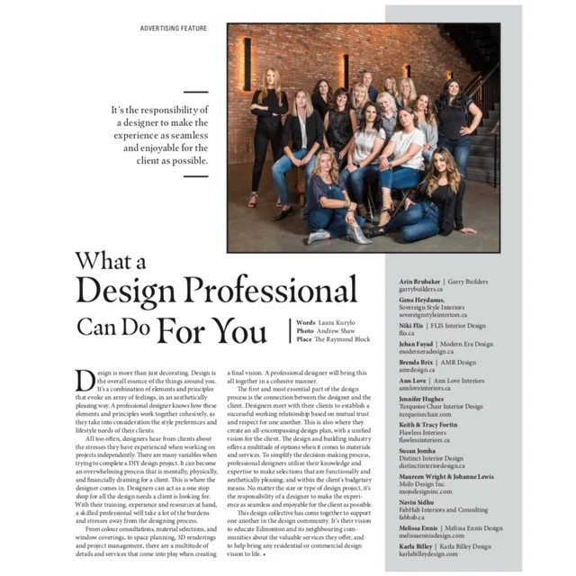 What a Design Professional Can Do For You