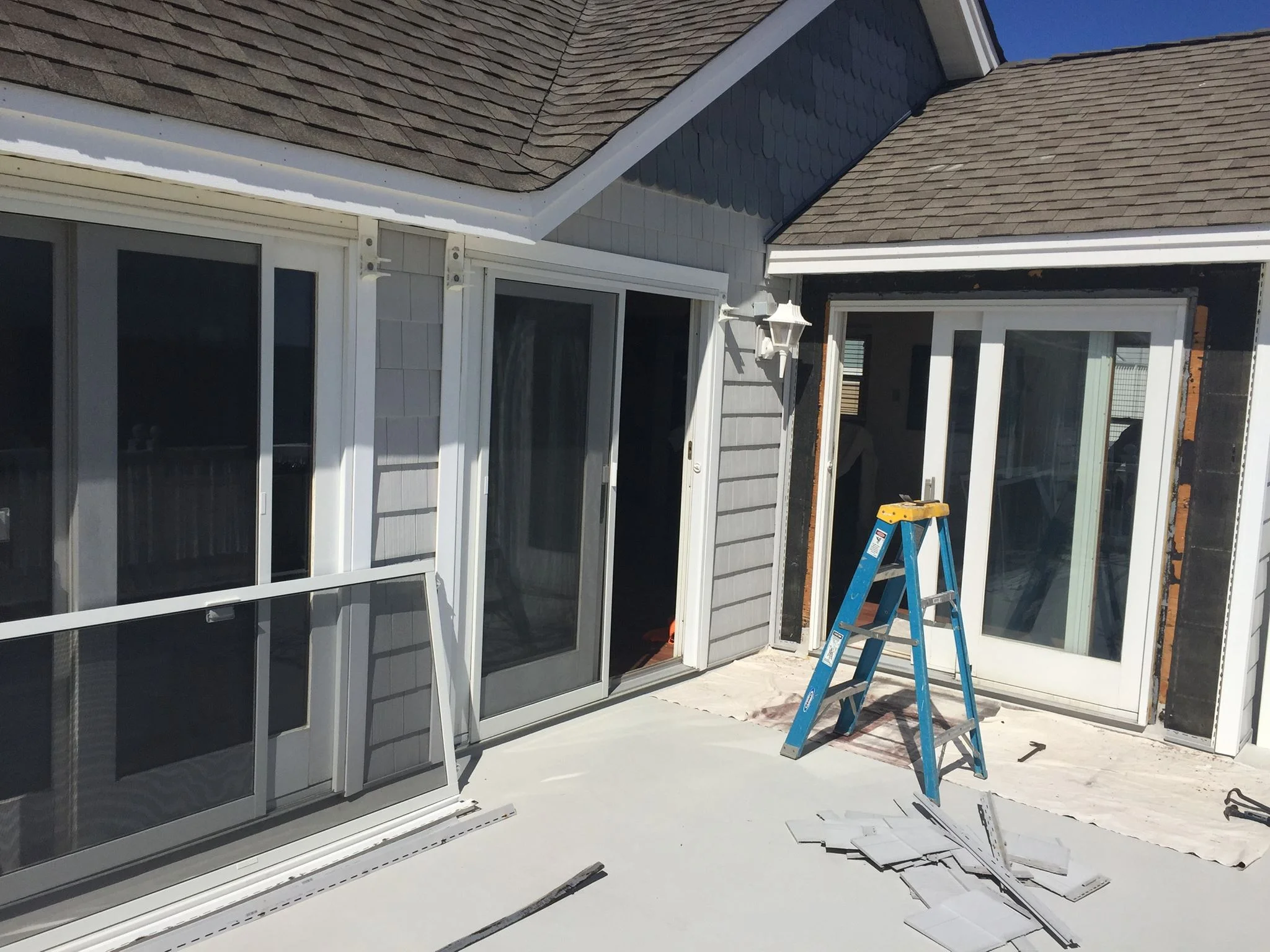 Sliding door replacement