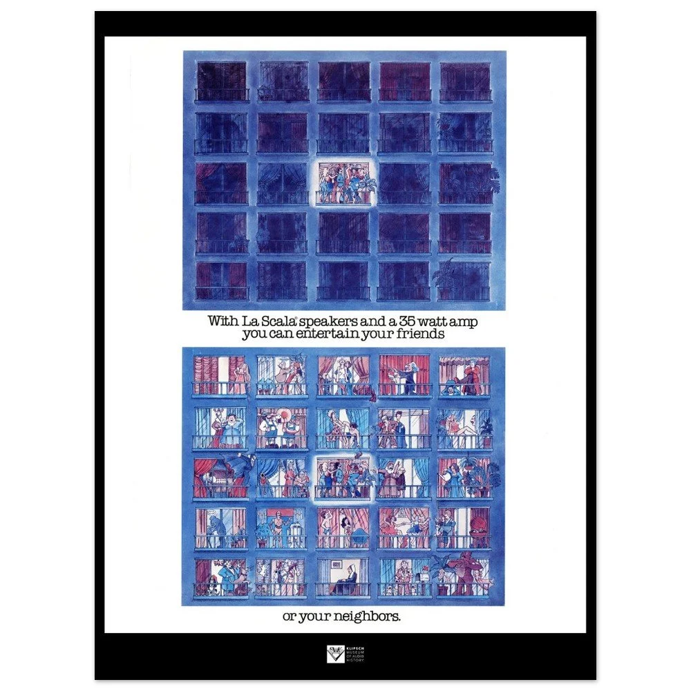 La Scala Neighbors Classic Semi-Glossy Paper Poster — Klipsch