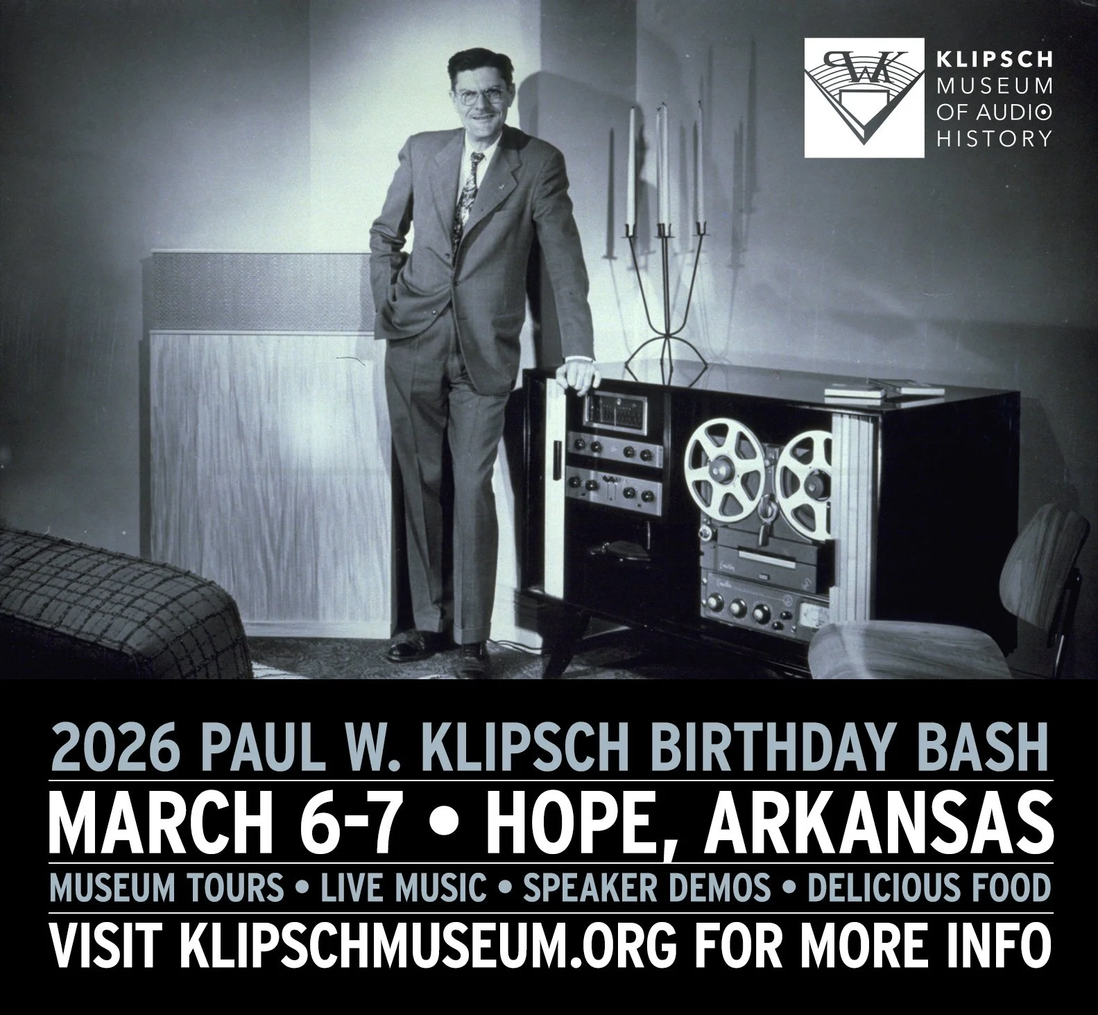 2026 PWK Birthday Bash And 10 Year Anniversary Of The Klipsch Museum