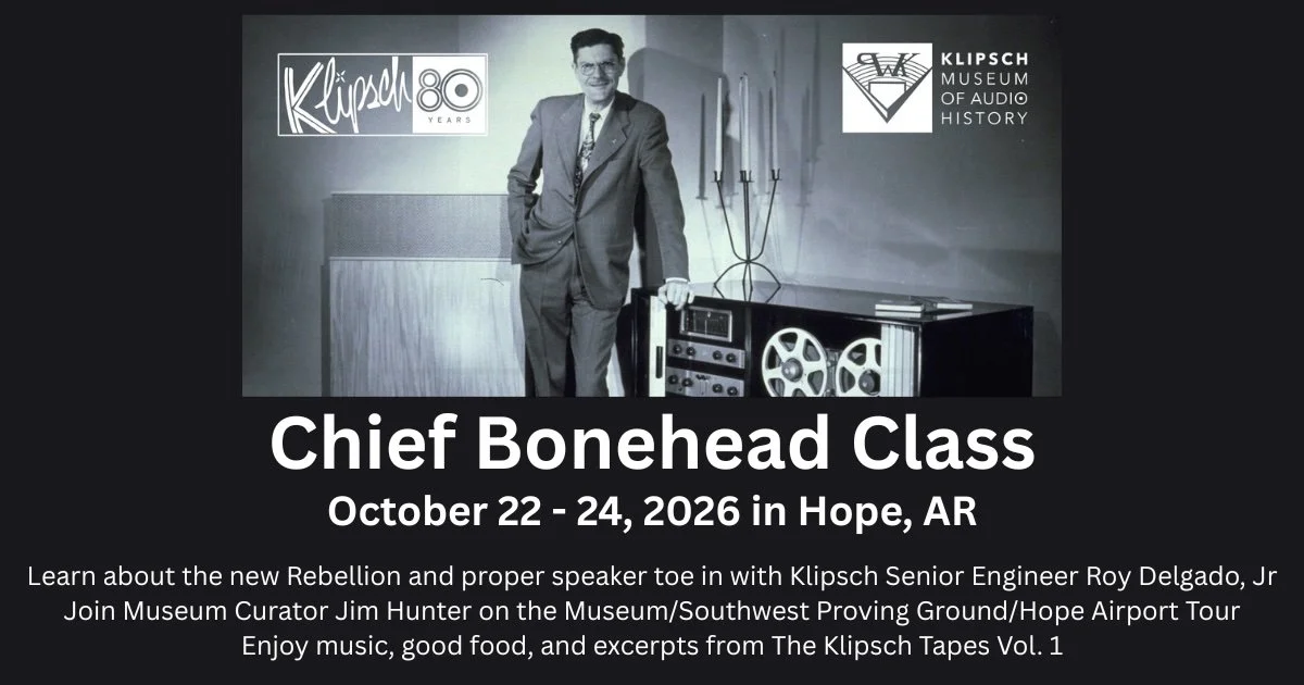 Klipsch 80th Anniversary Celebration Save The Date