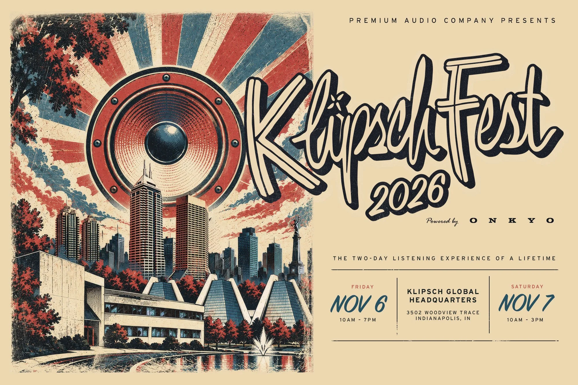 Klipsch Museum and Visitor Center Closed November 4-9