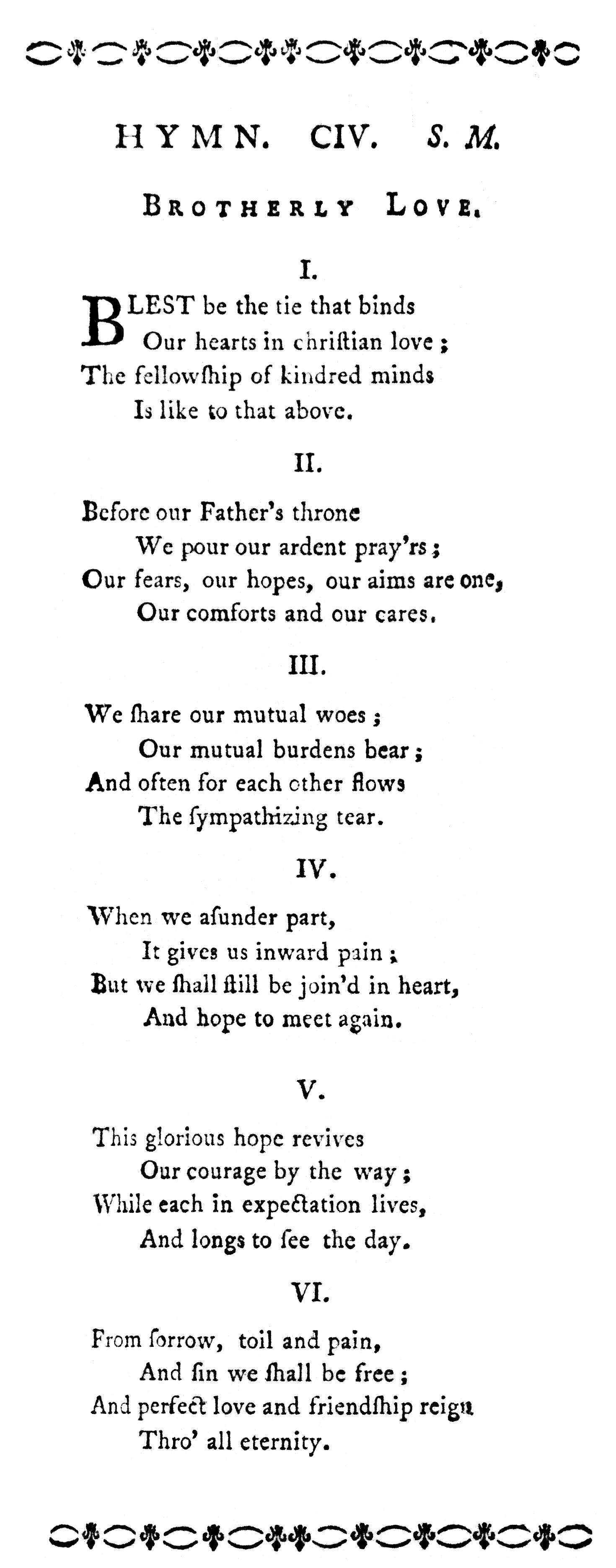 Fig. 1. John Fawcett, Hymns Adapted to the Circumstances of Public Worship and Private Devotion (1782).