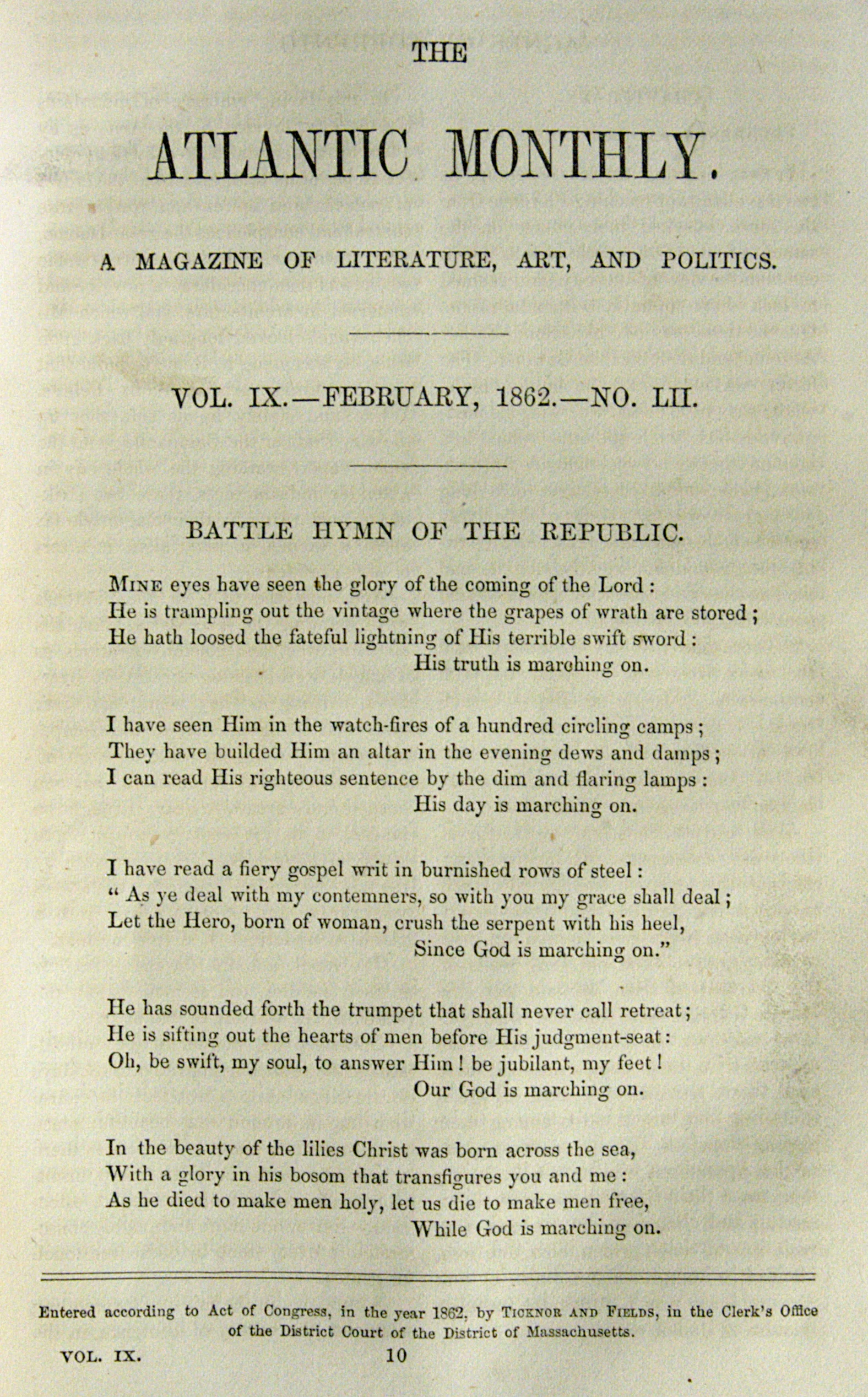 Fig. 1. The Atlantic Monthly, Feb. 1862.