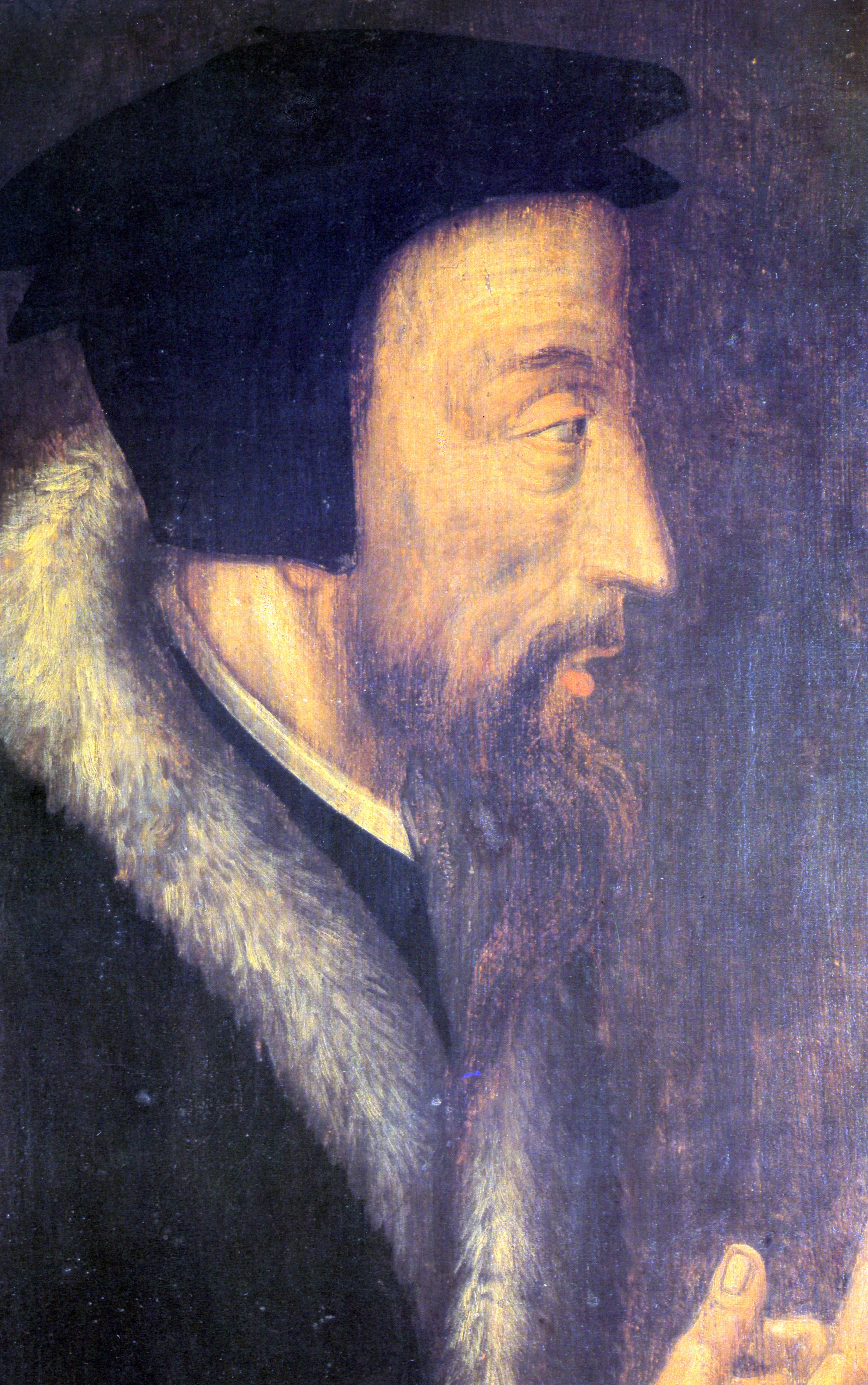 Jean Calvin, 16th century, Geneva, Bibliothèque Publique et Universitaire.