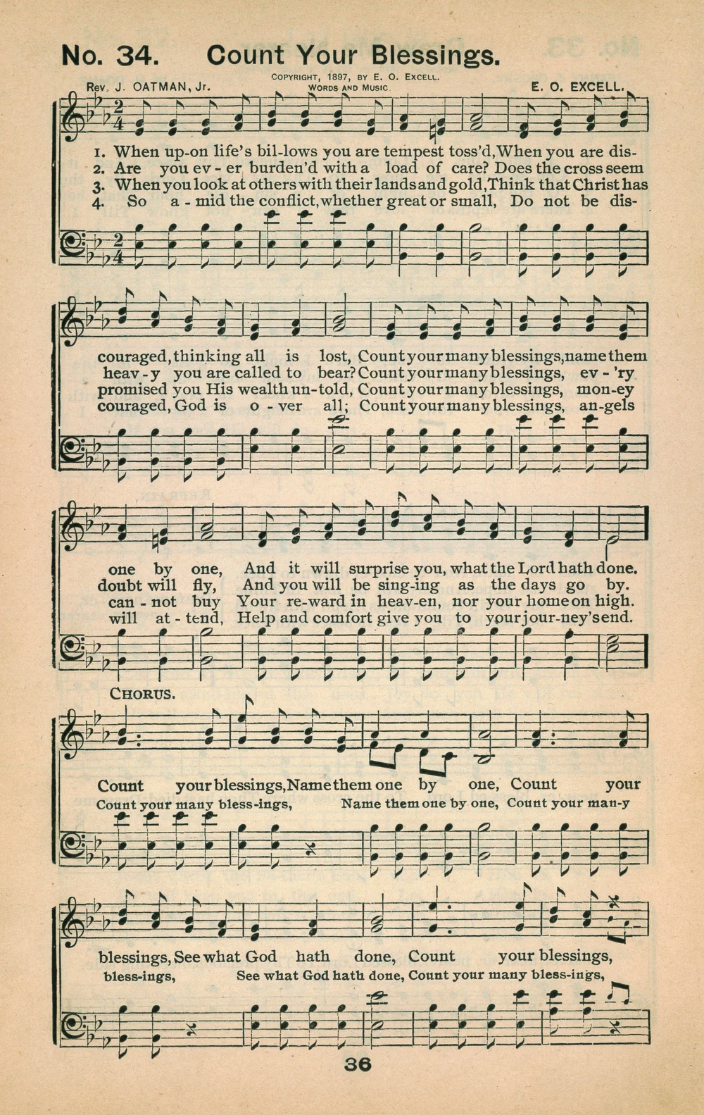 Count Your Blessings Hymnology Archive