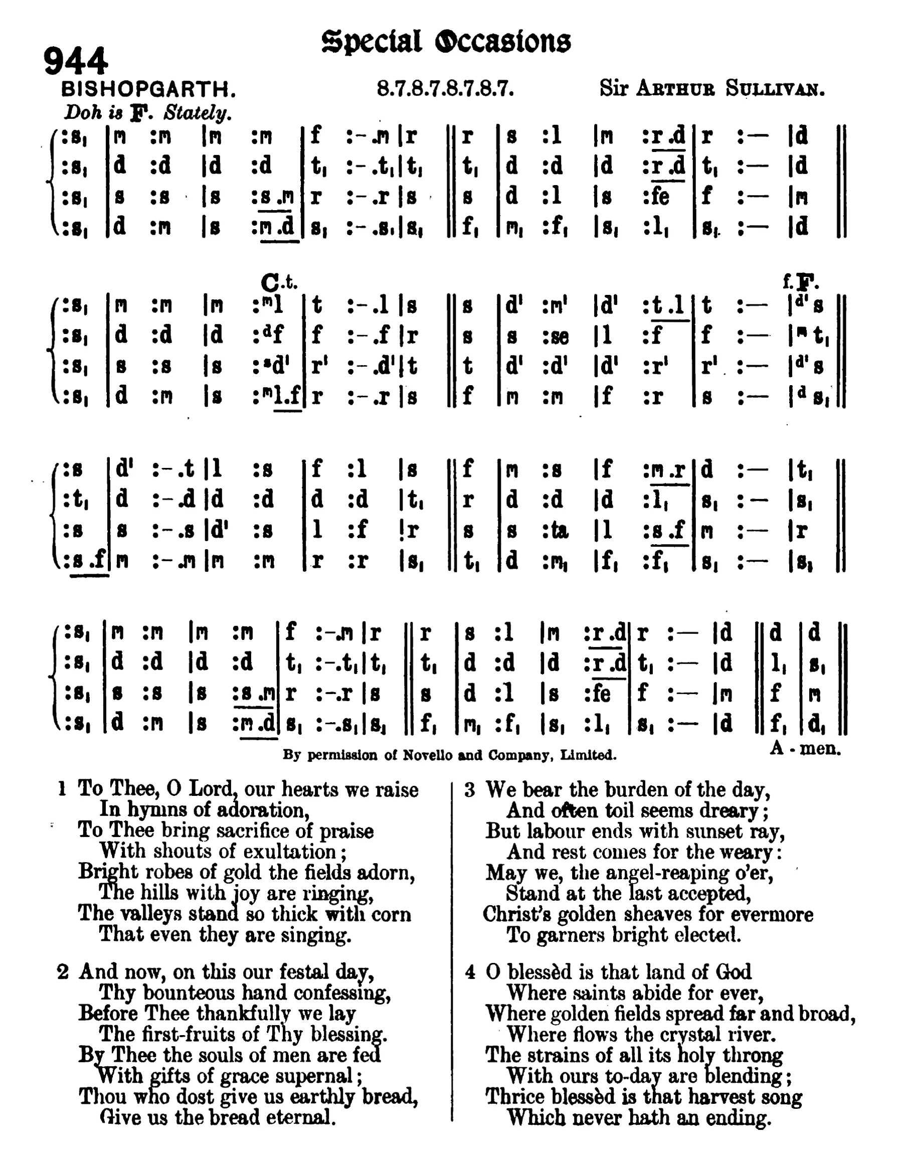 Fig. 4. Methodist Hymn Book with Tunes , ed. Frederick Bridge (London: Wesleyan Conference, 1904).