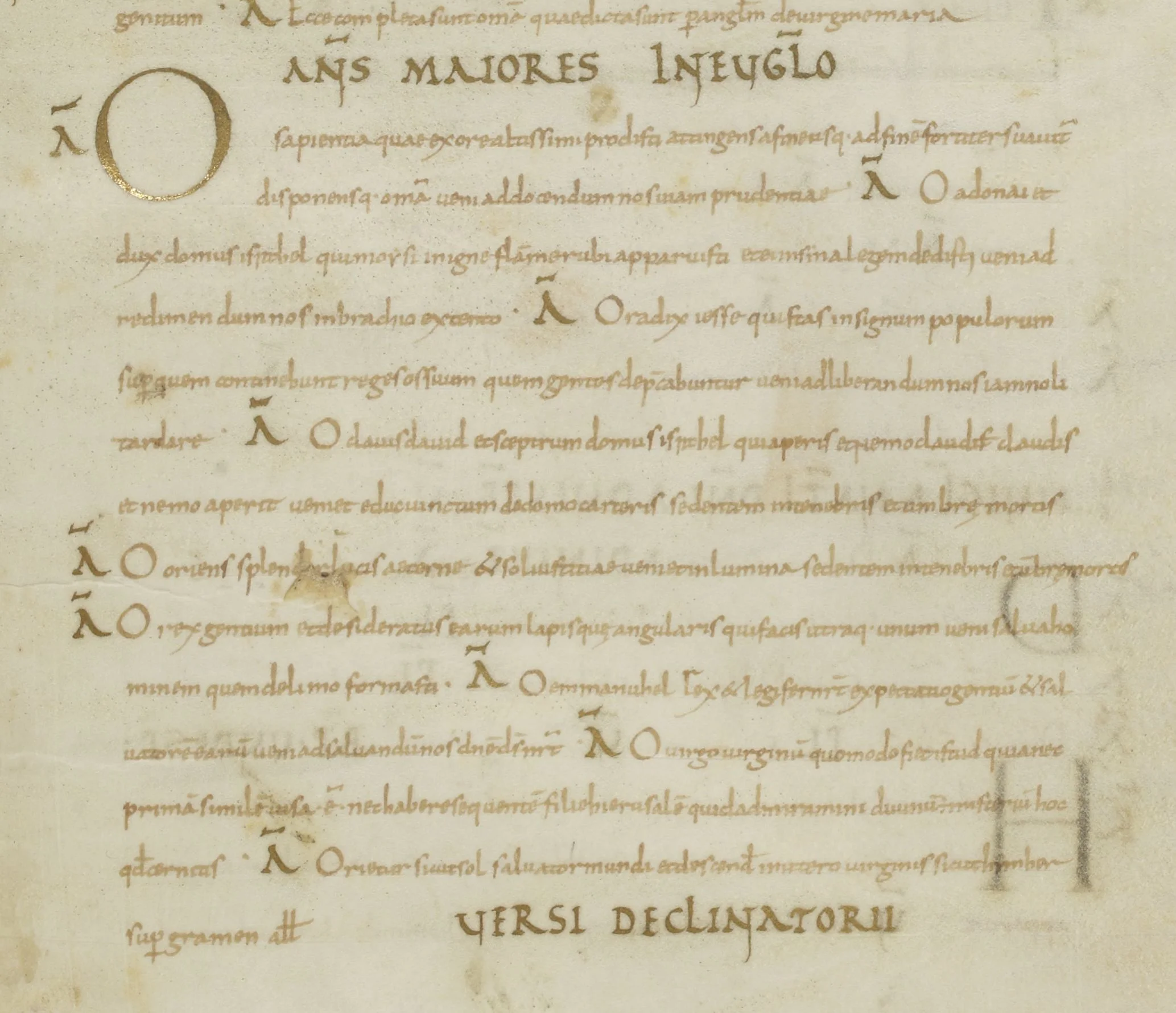 Fig. 1. Bibliothèque Nationale de France, MS Latin 17436 (9th century), fol. 36.