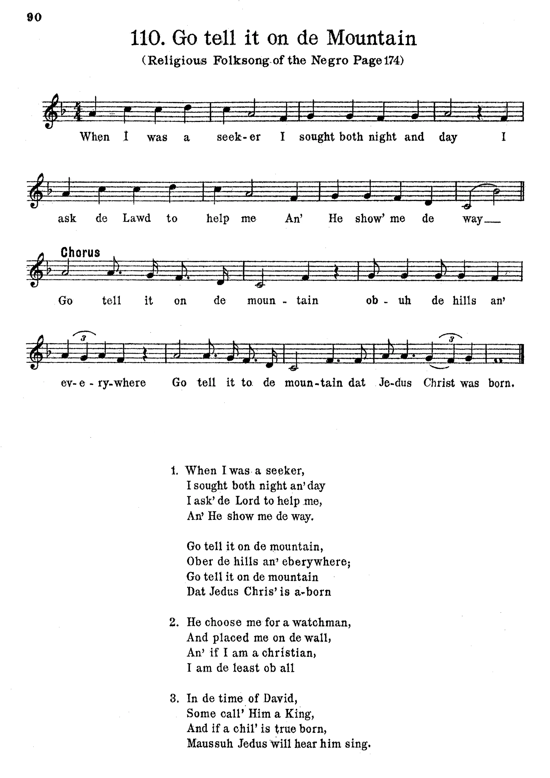 Fig. 5. Saint Helena Island Spirituals (NY: G. Schirmer, 1925).