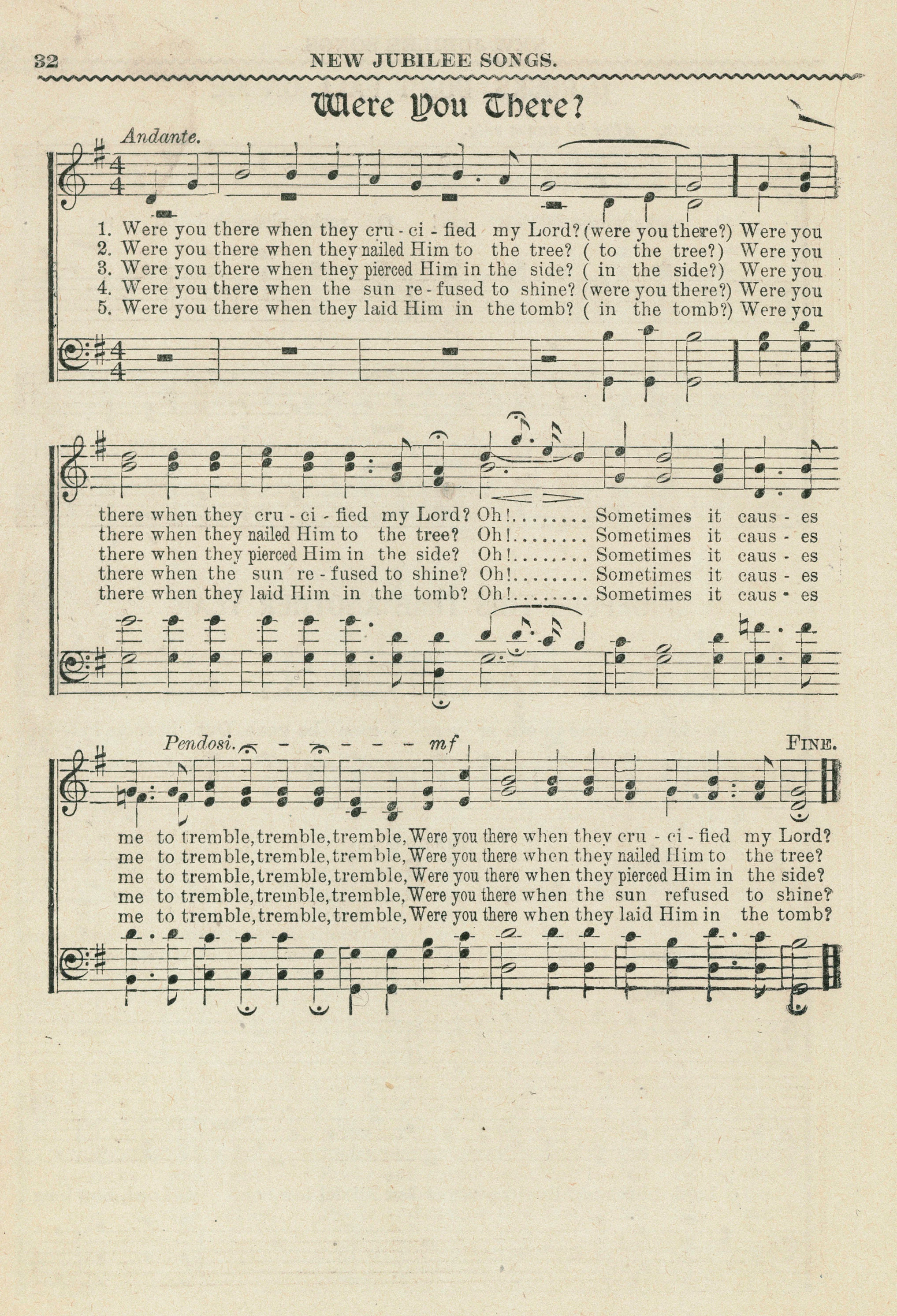 Fig. 4. Frederick J. Work, Folk Songs of the American Negro (Nashville: Fisk University, 1907).