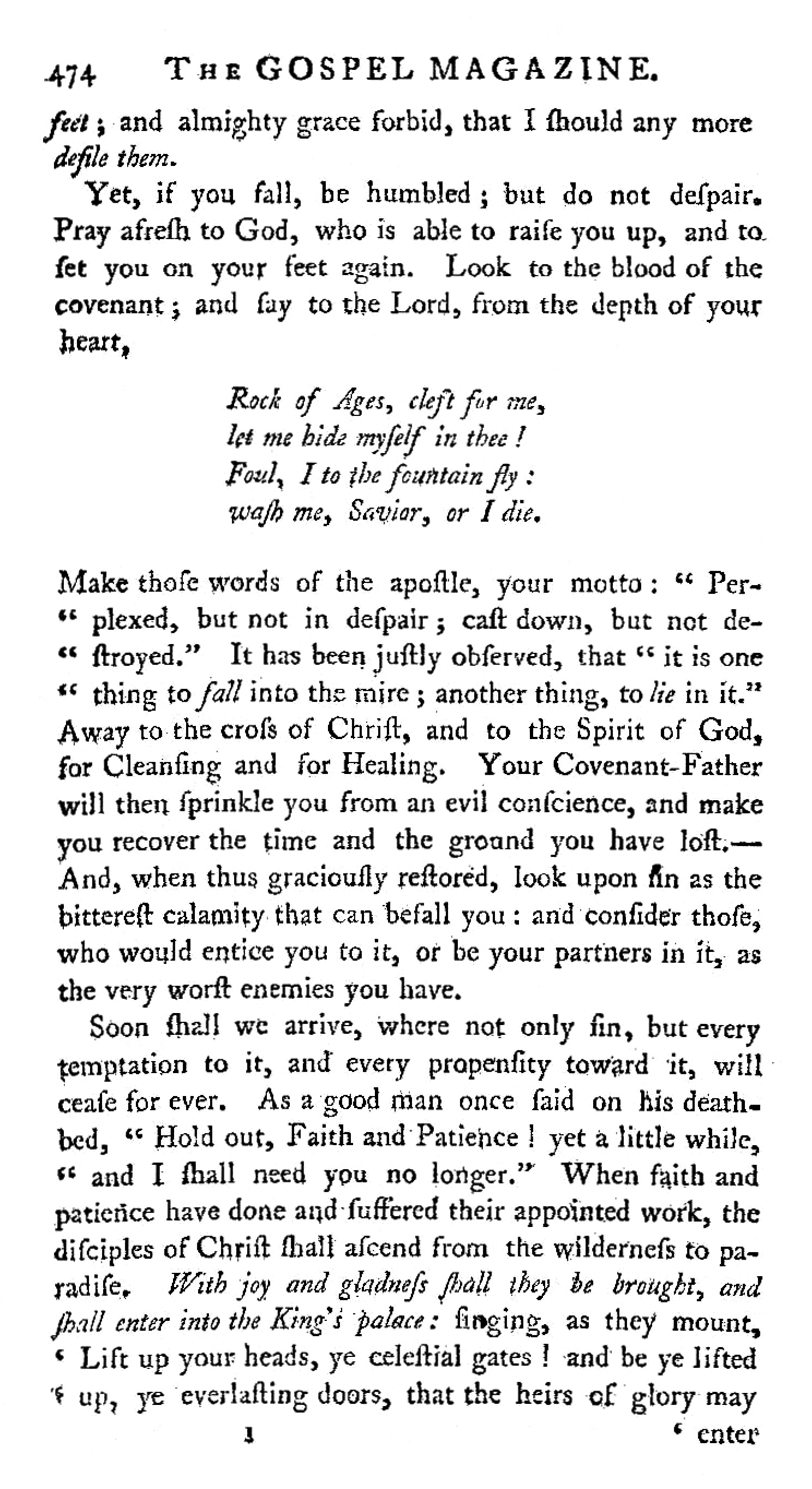 Fig. 1. The Gospel Magazine (October 1775).