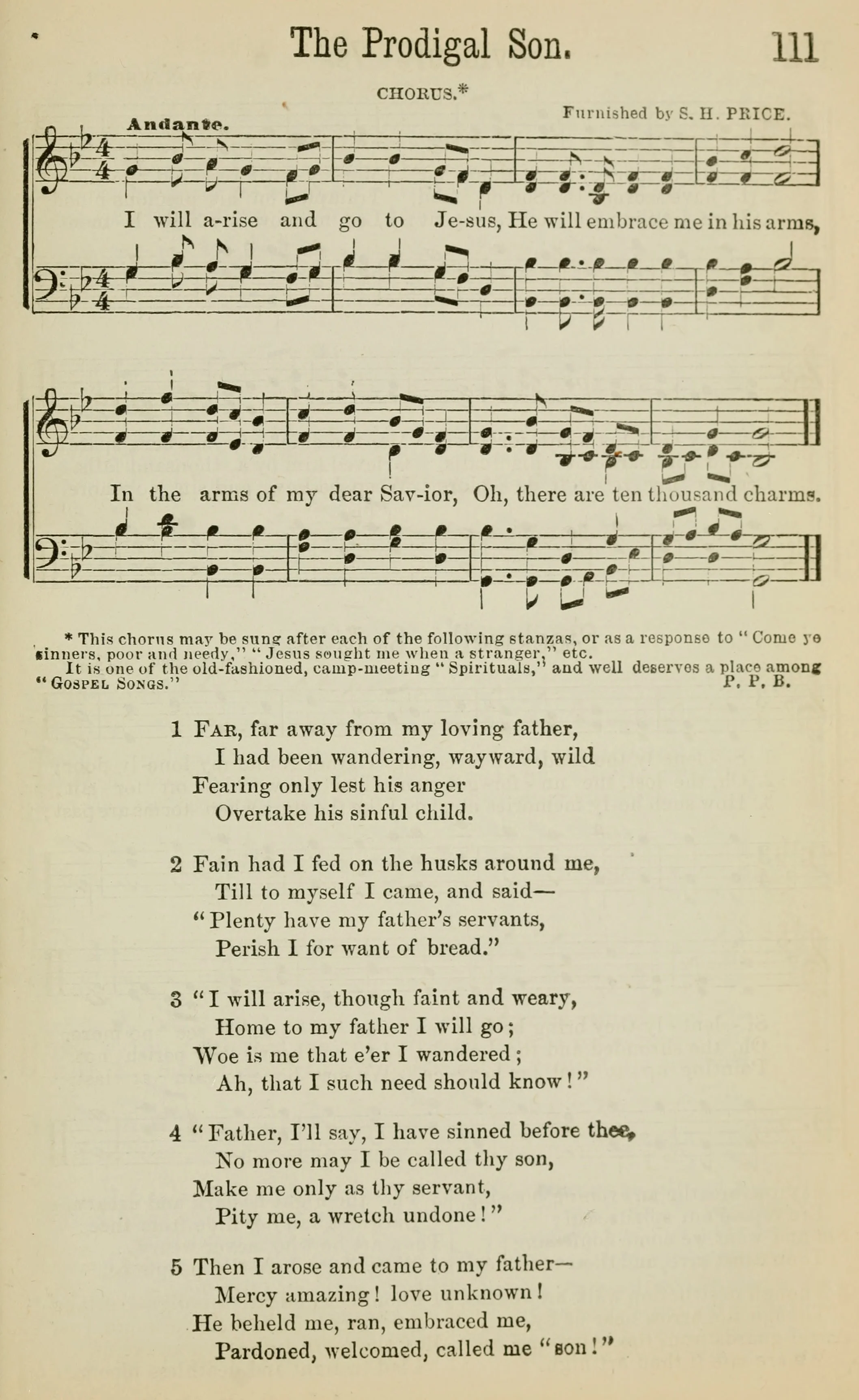 Fig. 15. Philip P. Bliss, Gospel Song s (Cincinnati: John Church & Co., 1874).