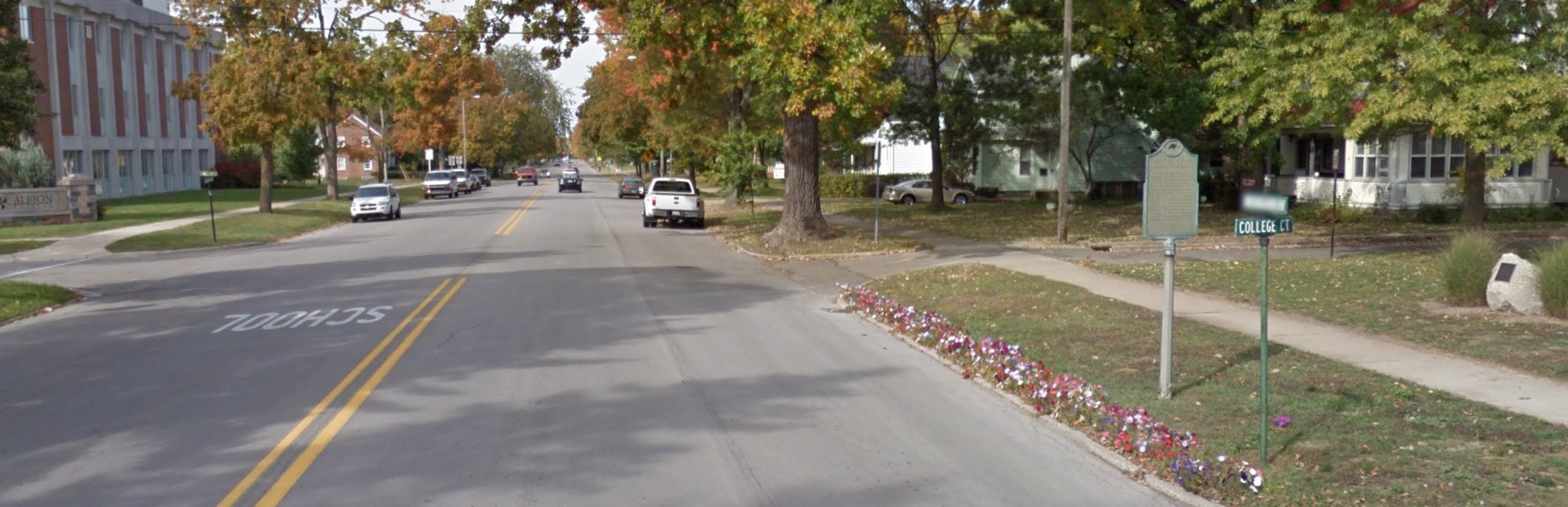 Michigan Ave. & College Ct., Albion, MI. Google Maps (Oct. 2012).