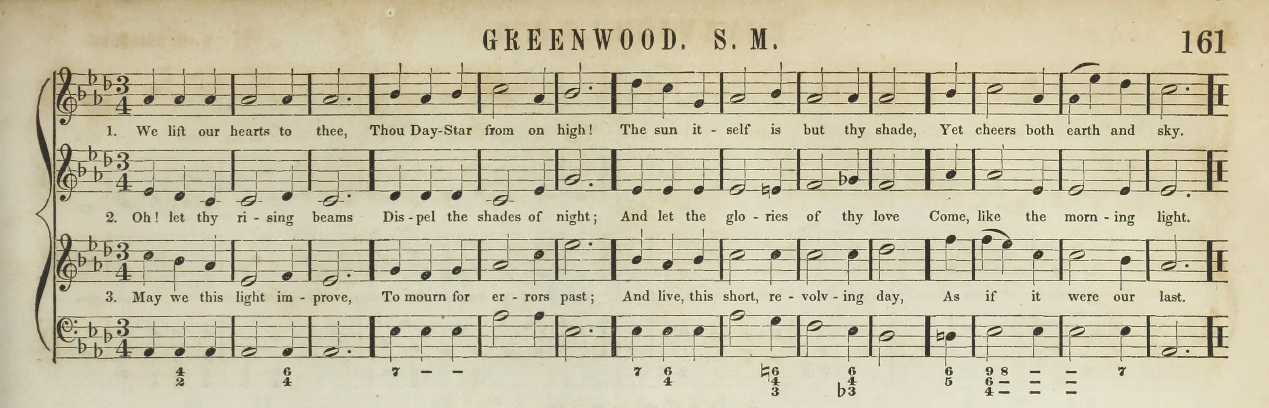 Fig. 6. George F. Root & Joseph E. Sweetser, A Collection of Church Music (NY: John Wiley, 1849). Melody in the tenor voice.