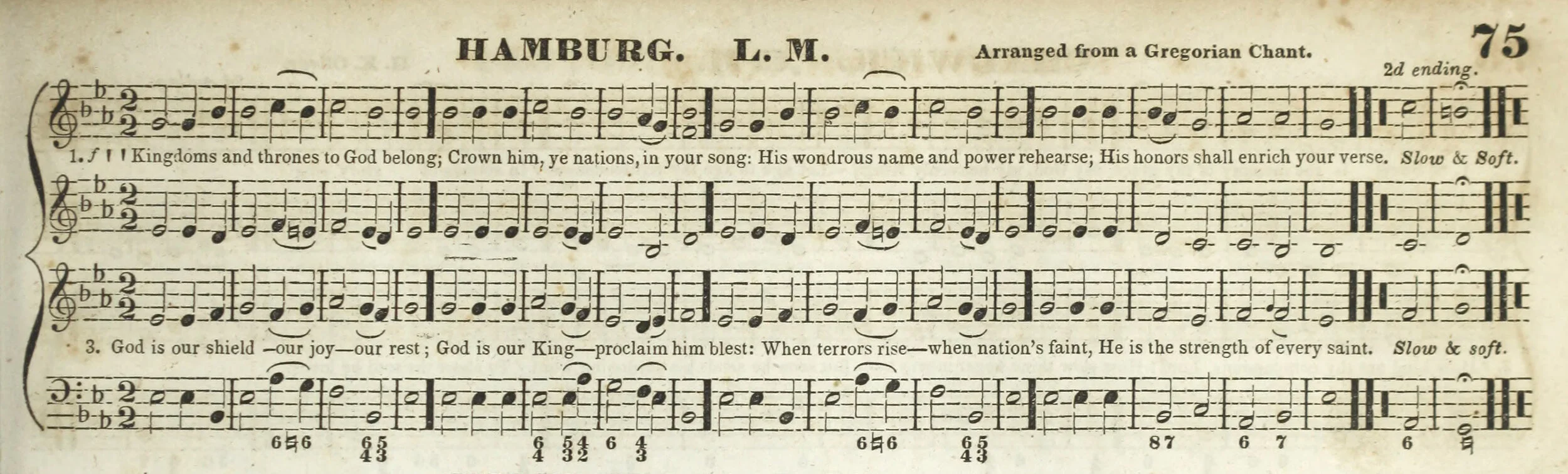 Fig. 6. The Boston Academy’s Collection of Church Music, 3rd ed. (Boston: Carter, Hendee & Co., 1835). Melody in the tenor part.