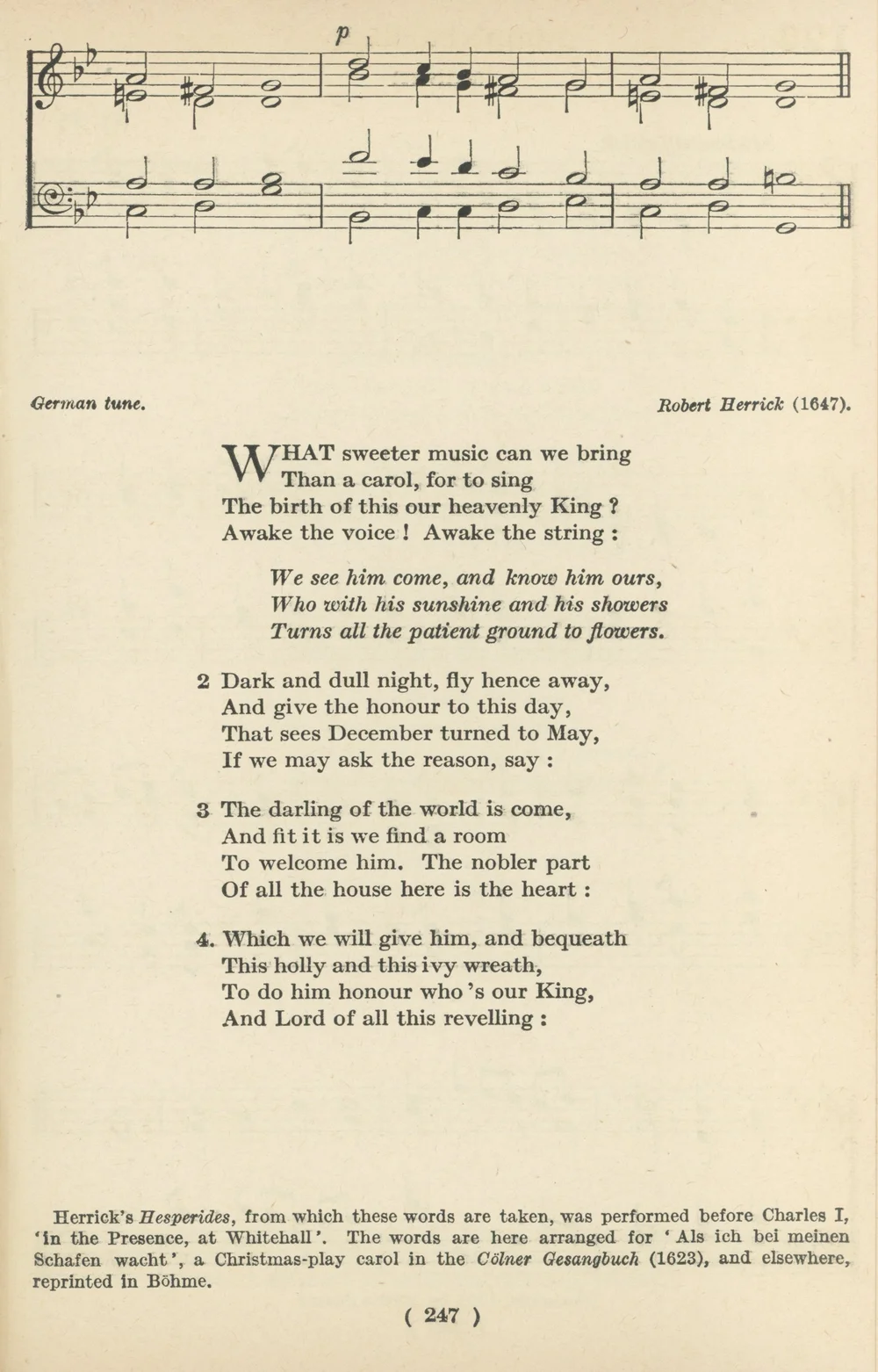 What sweeter music — Hymnology Archive