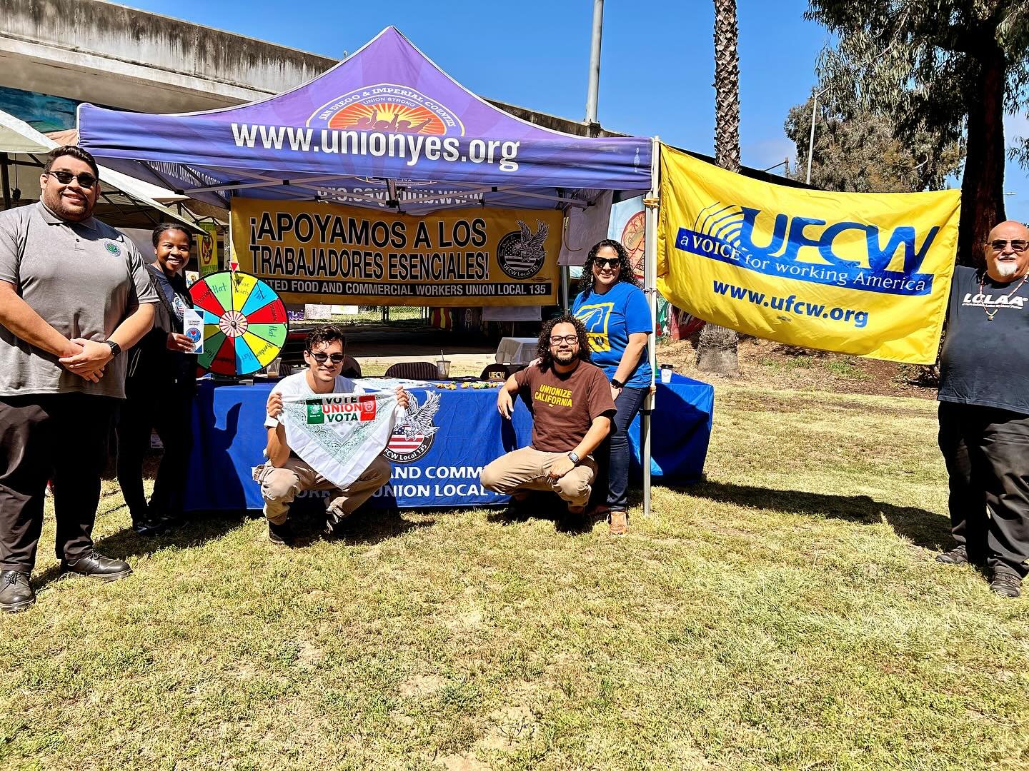 Proud to be out with our Labor siblings from @ufcw135, @afscme_3299 and our @lclaa San Diego and Imperial Chapter at the 54th Annual #ChicanoParkDay honoring the resilience and endurance of this community.