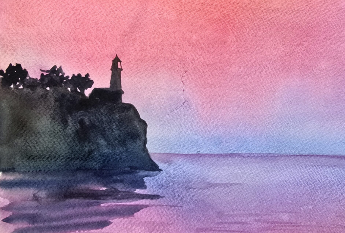 Beginner Watercolor Series: Intro to Washes and Flow @ Holmes Art Studio, Detroit Lakes