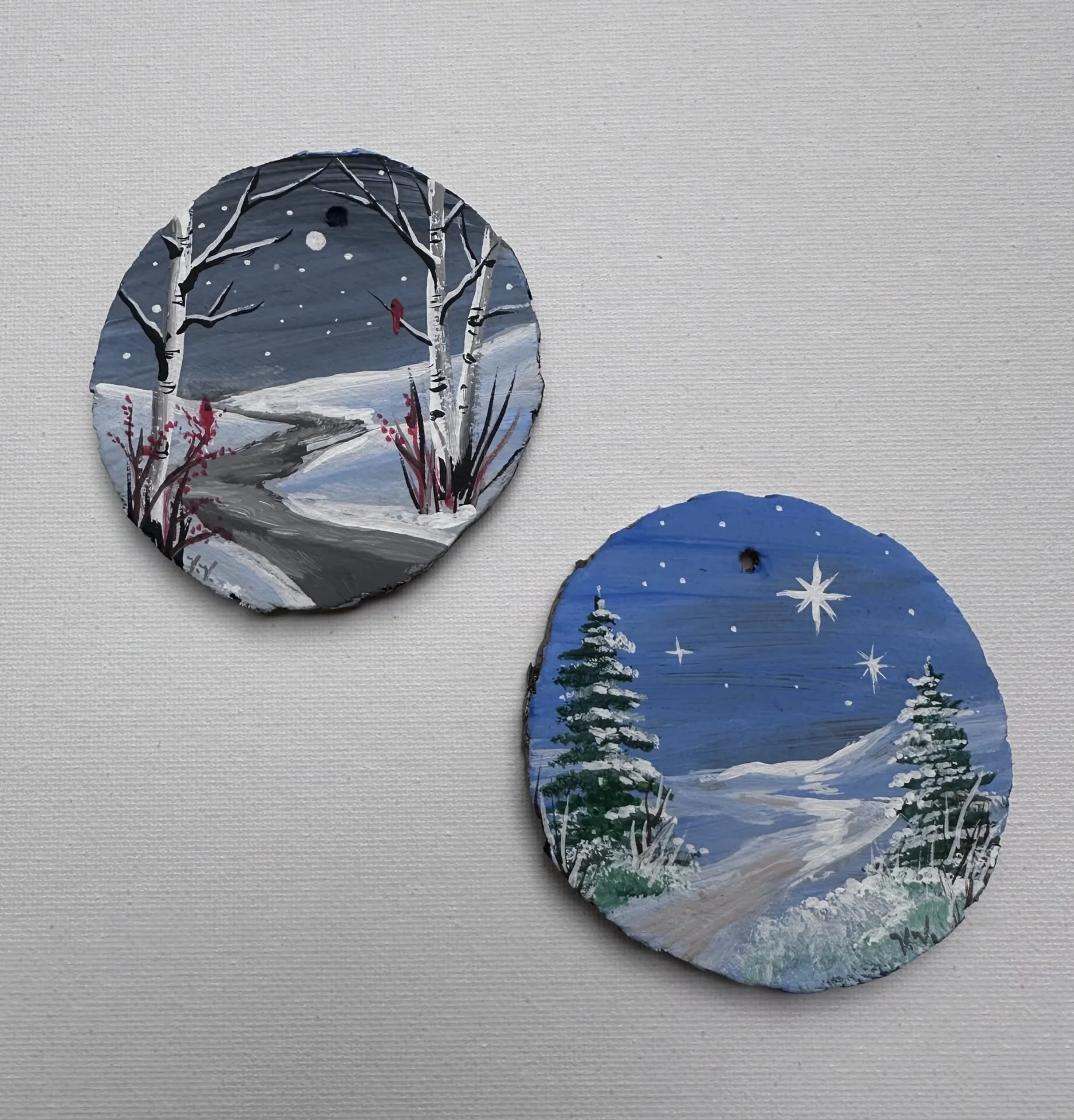 WORKSHOP: Painted Wooden Ornaments Workshop with Val Voigt @ Holmes Art Studio, Detroit Lakes