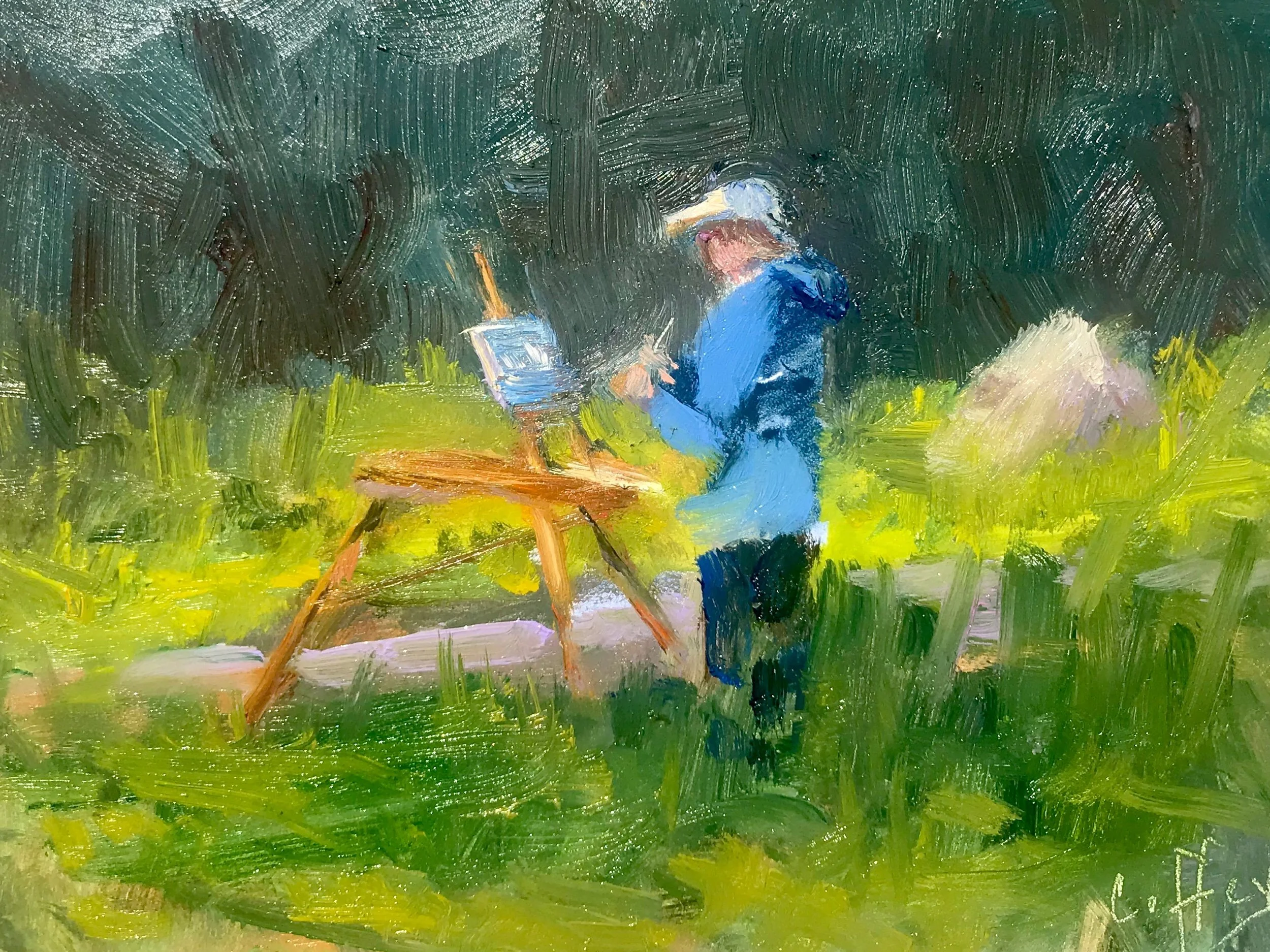 The Artist En Plein Air
