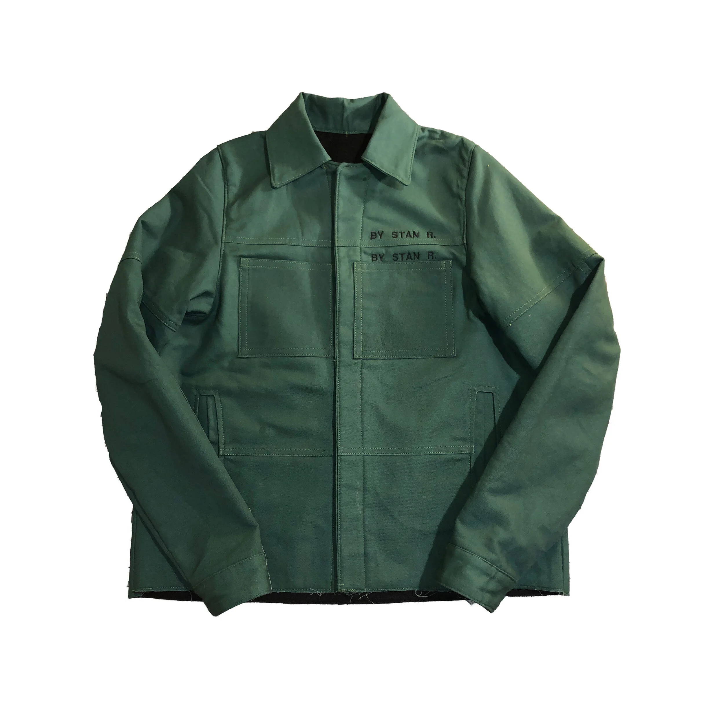olive utility jacket mens