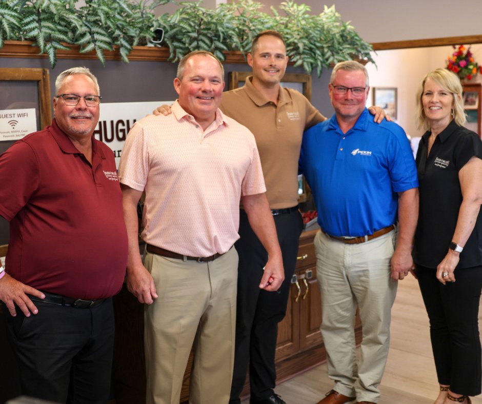 Thankful for our friends at Pekin Insurance, Scott and Kevin, and their continued support of our family business. We are proud to offer insurance from Pekin to our clients, not just because of the quality coverage, but because of the people. They car