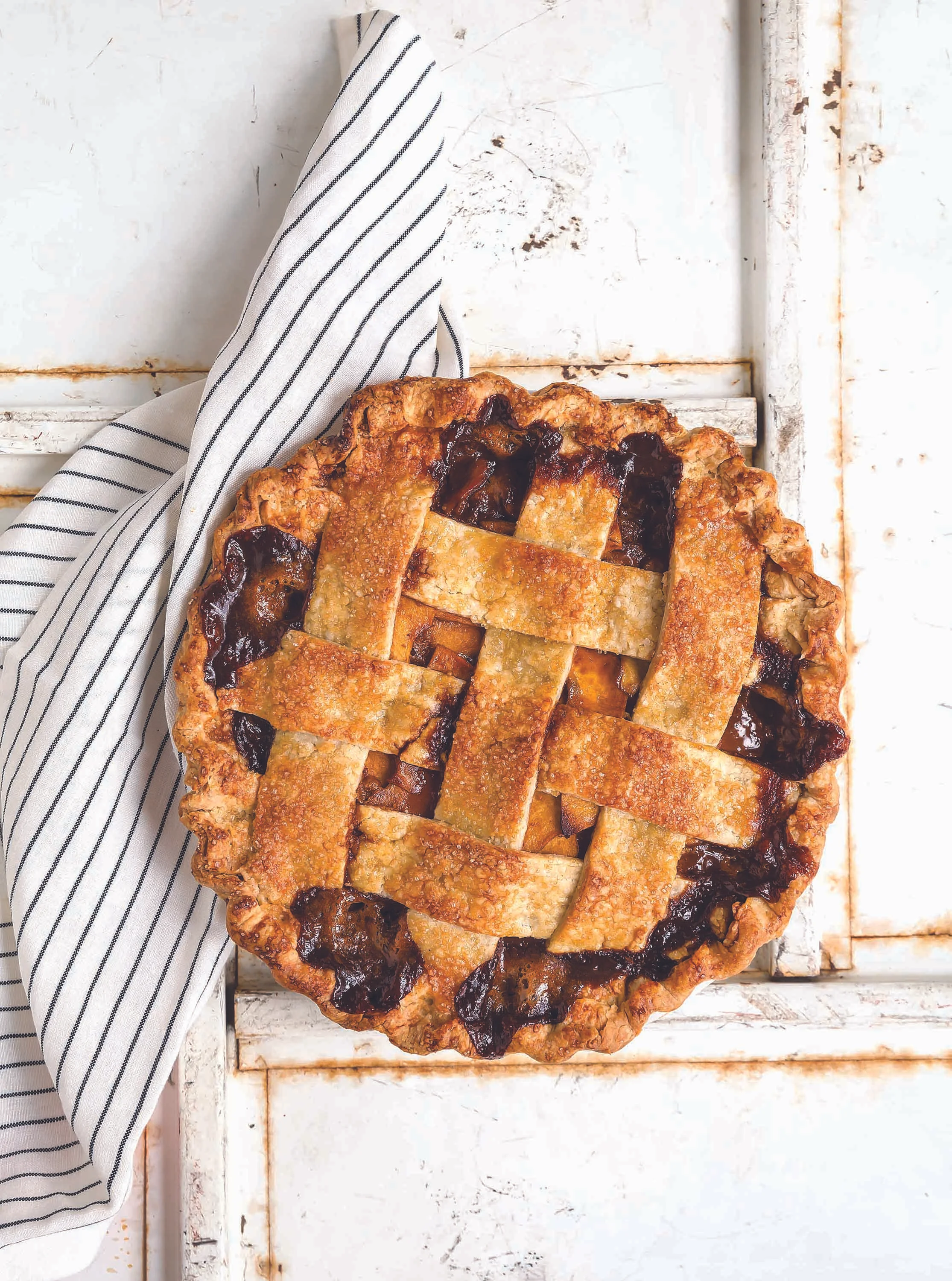 Salted Caramel Apple Pie; photo by Ingalls Photography for SAVEUR