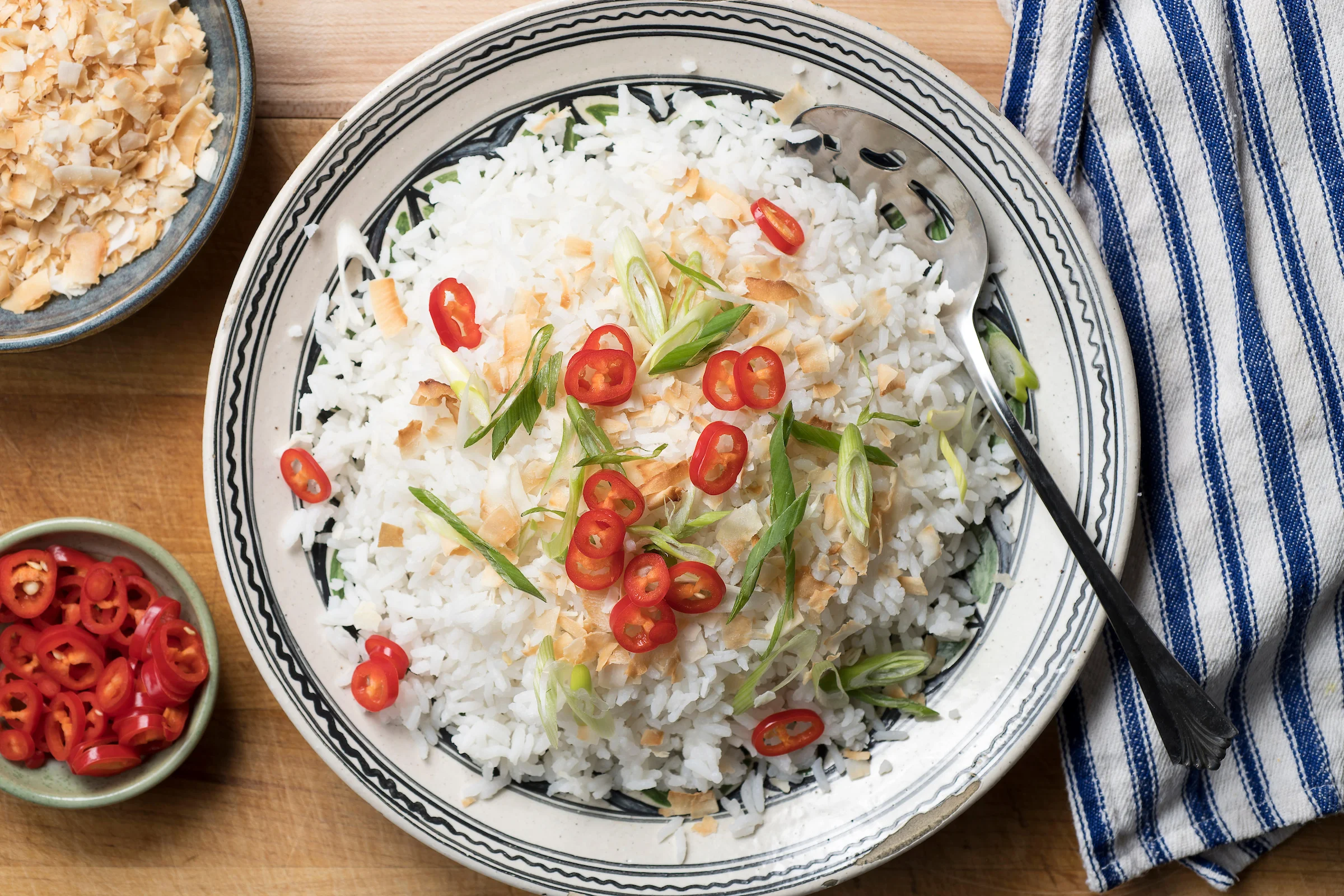 Coconut Rice (How to Make Rice: A Guide by Tejal Rao); photo by Karsten Moran for The New York Times