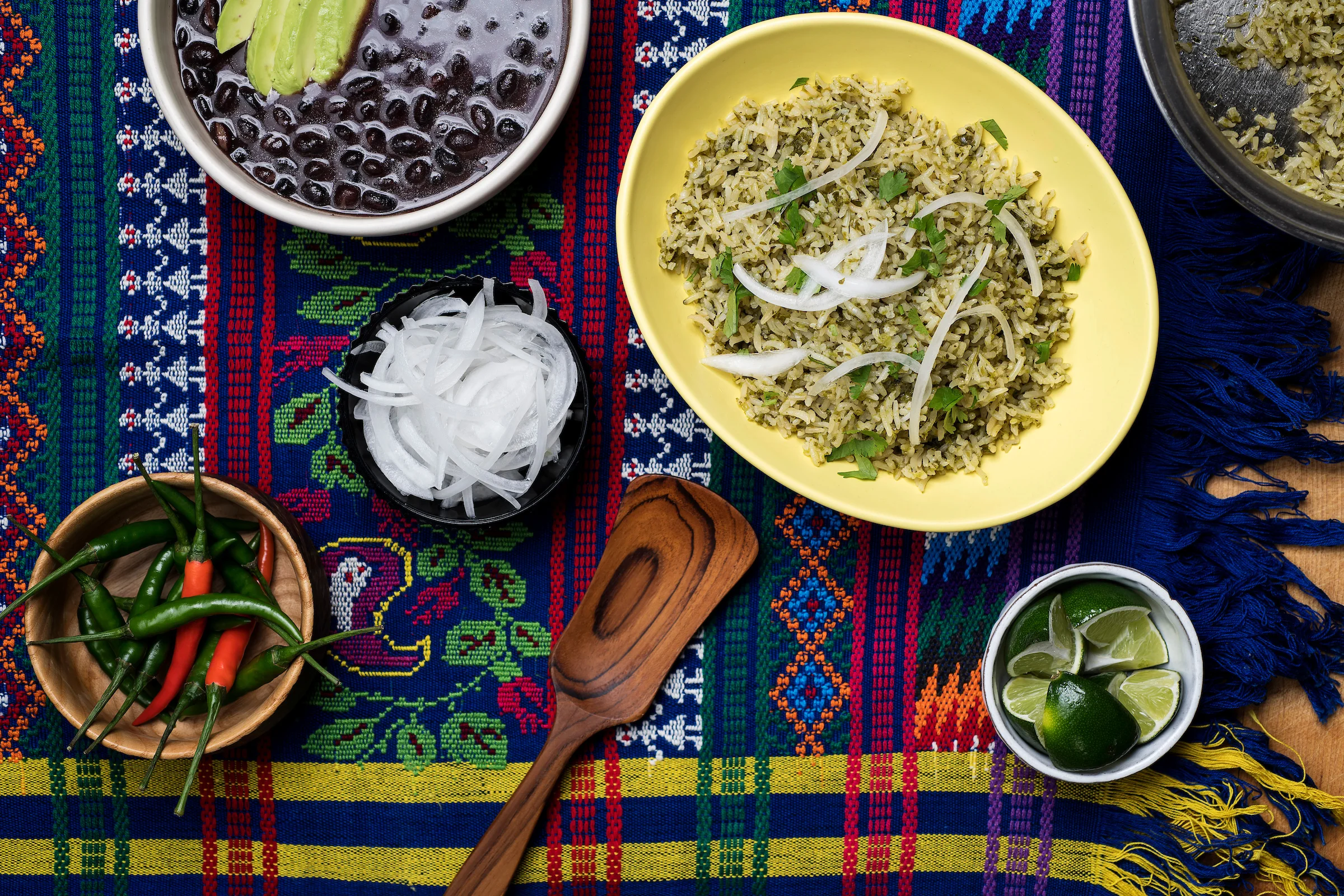 Arroz Verde (How to Make Rice: a Guide by Tejal Rao); photo by Karsten Moran for The New York Times