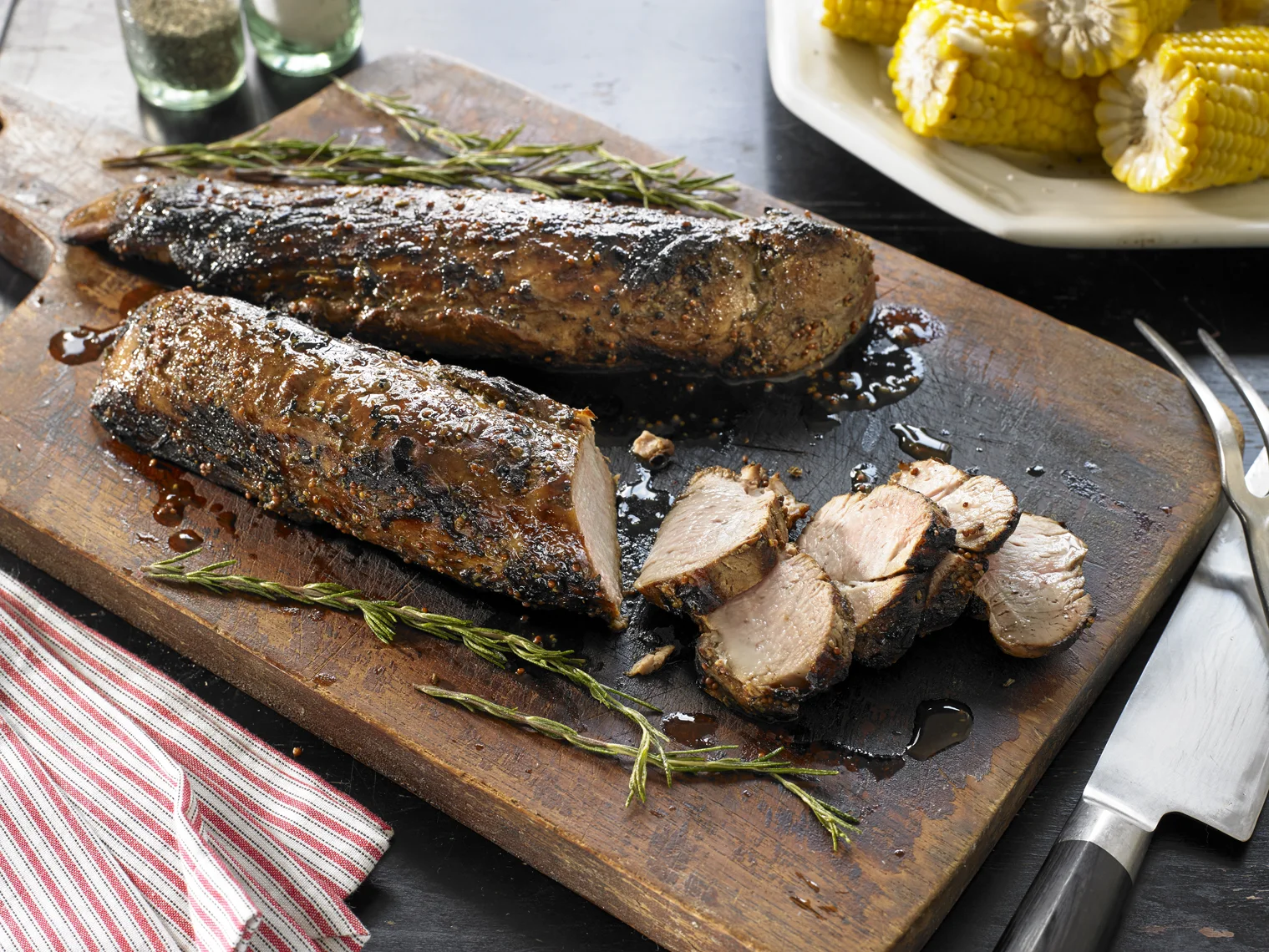 Mustard-Glazed Pork Tenderloin; photo by Michael Kraus for The New York Times