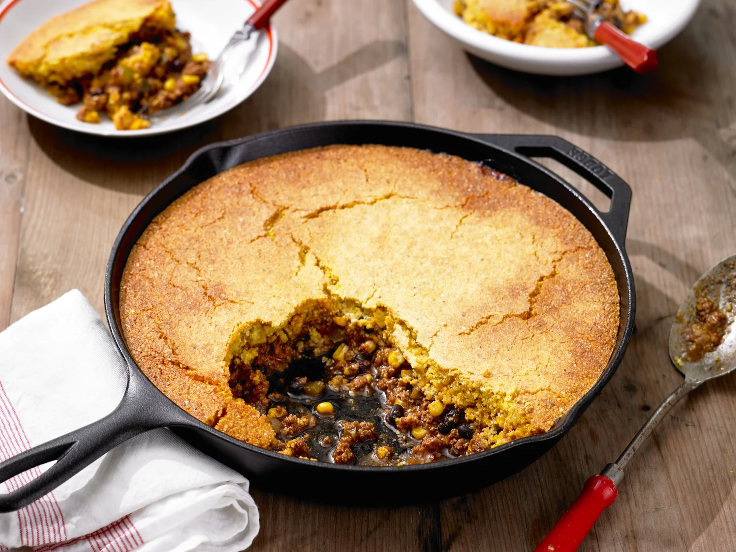 Cornbread Tamale Pie; photo by Michael Kraus for The New York Times