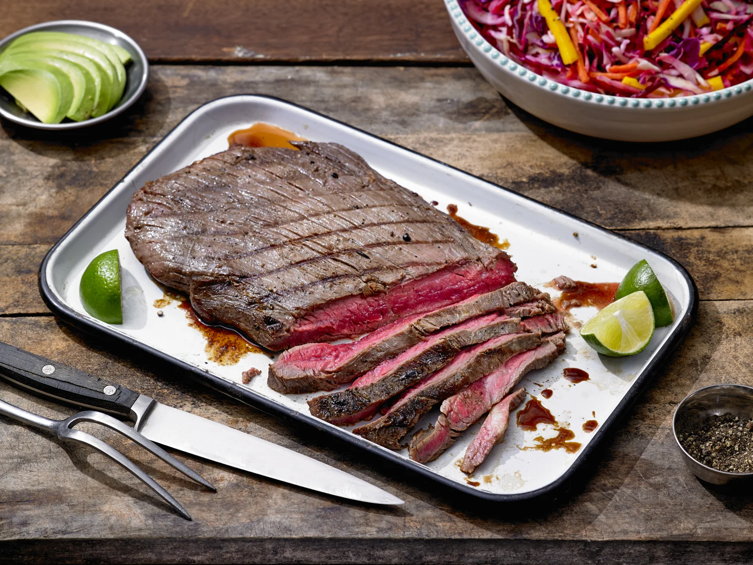 Grilled Flank Steak; photo by Michael Kraus for The New York Times