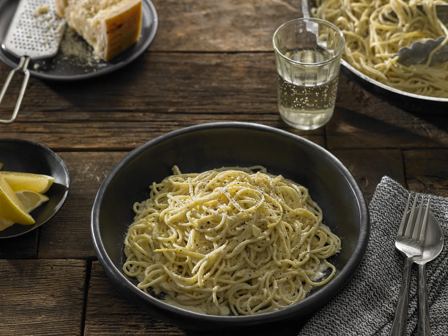 Spaghetti al Limone; photo by Michael Kraus for The New York Times