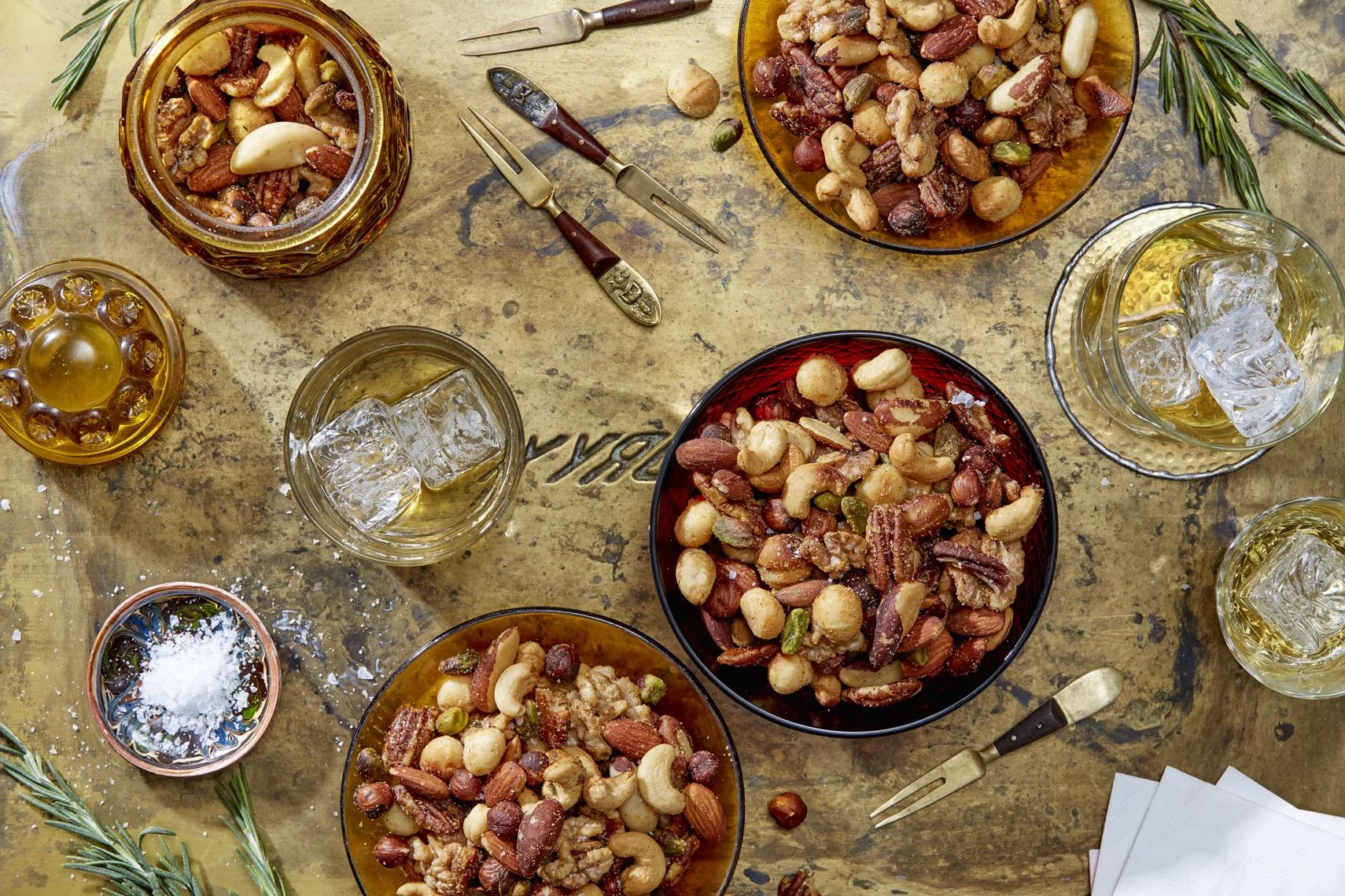 Rosemary Spiced Nuts; photo by Michael Kraus for The New York Times