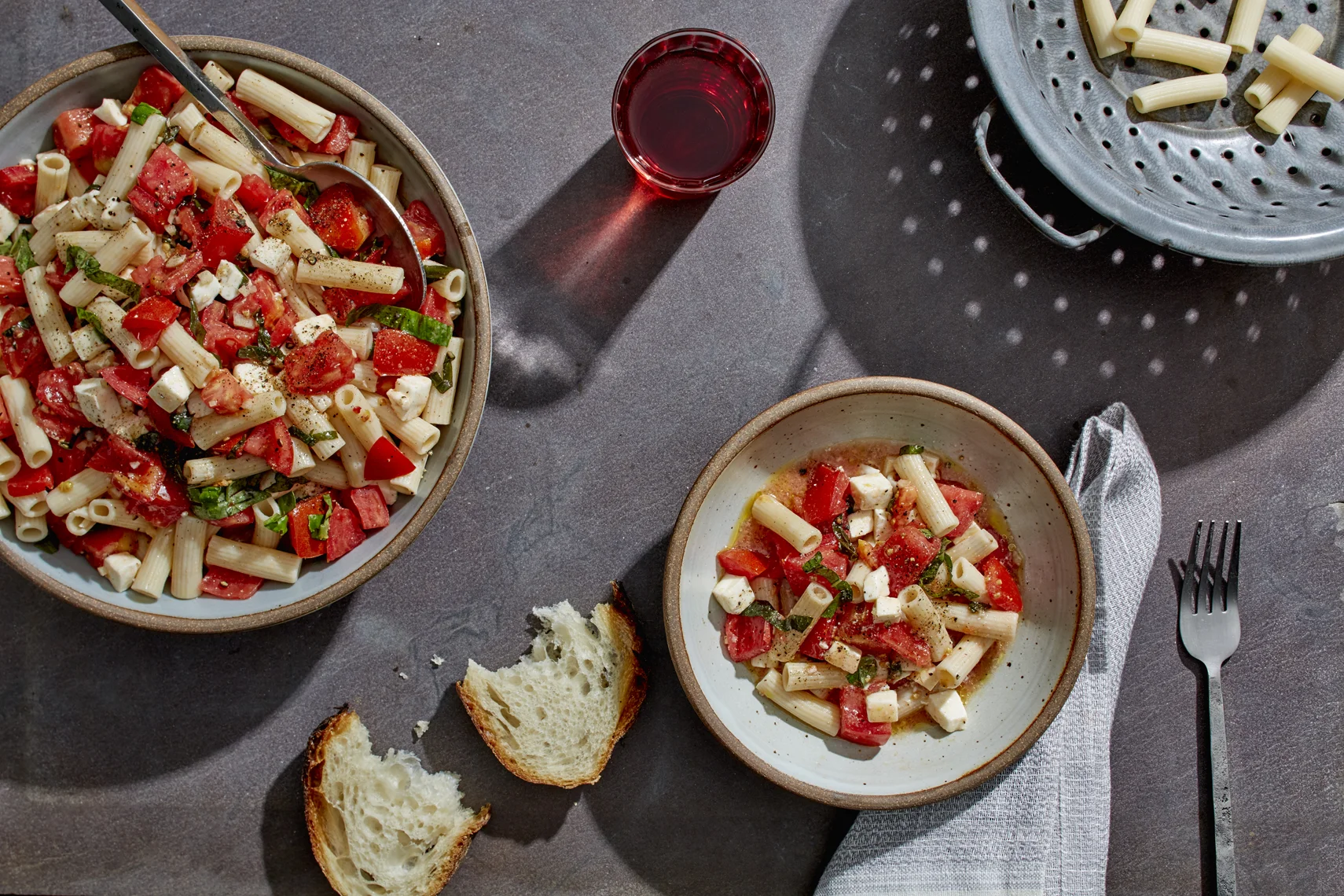 Pamela Sherrid's Summer Pasta; photo by Michael Kraus for The New York Times