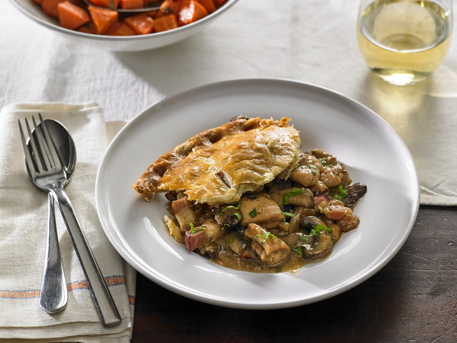Modern Chicken Pot Pie; photo by Michael Kraus for The New York Times