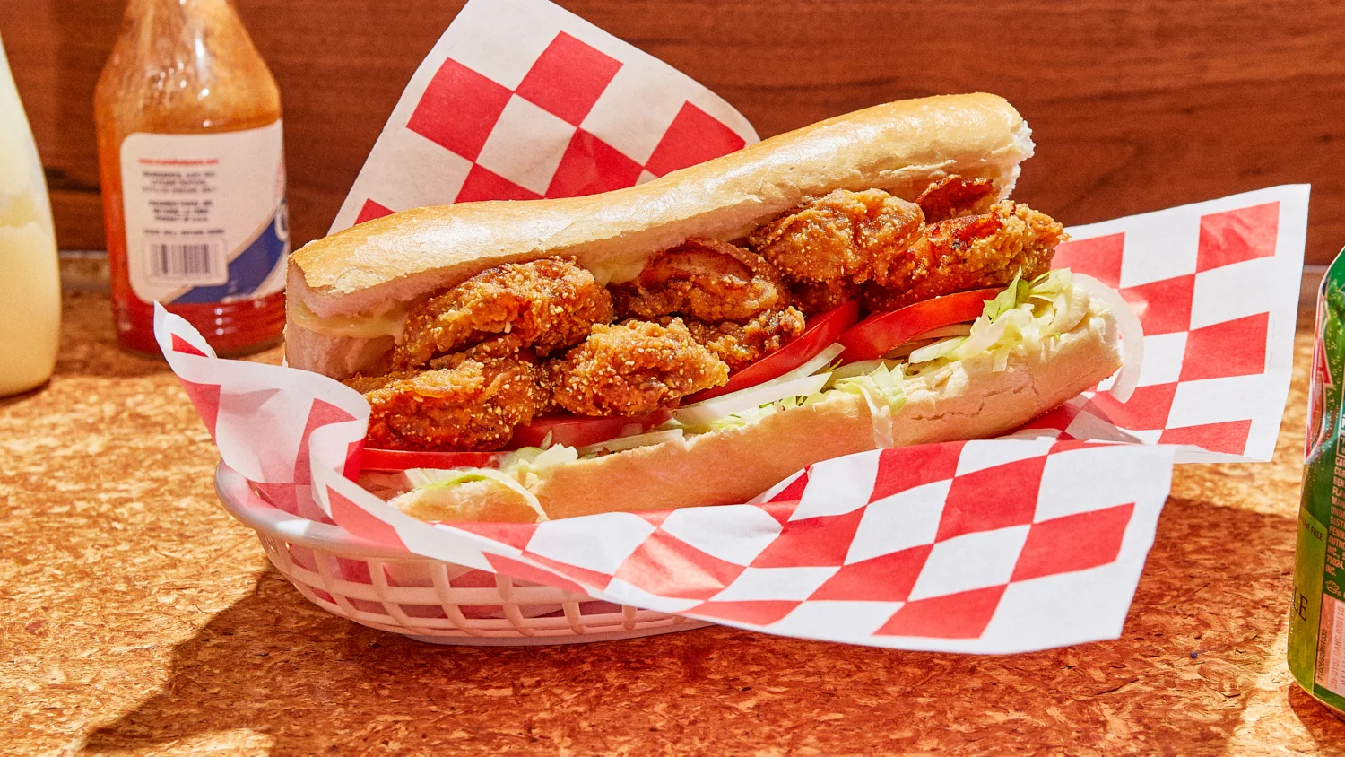 Shrimp Po'Boy; photo by Heami Lee for Munchies