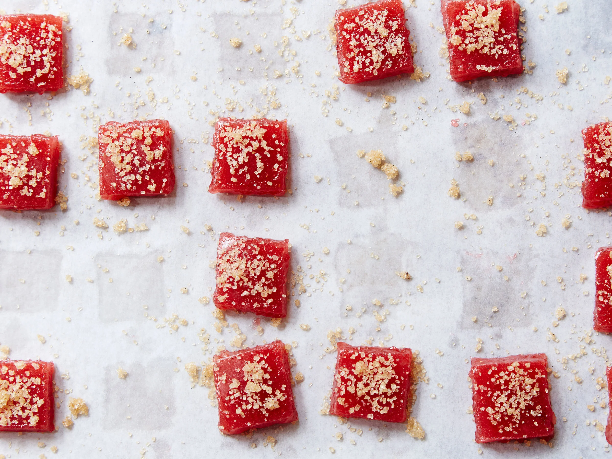 Strawberry Rhubarb Paté de Fruits; photo by Christina Holmes for SAVEUR