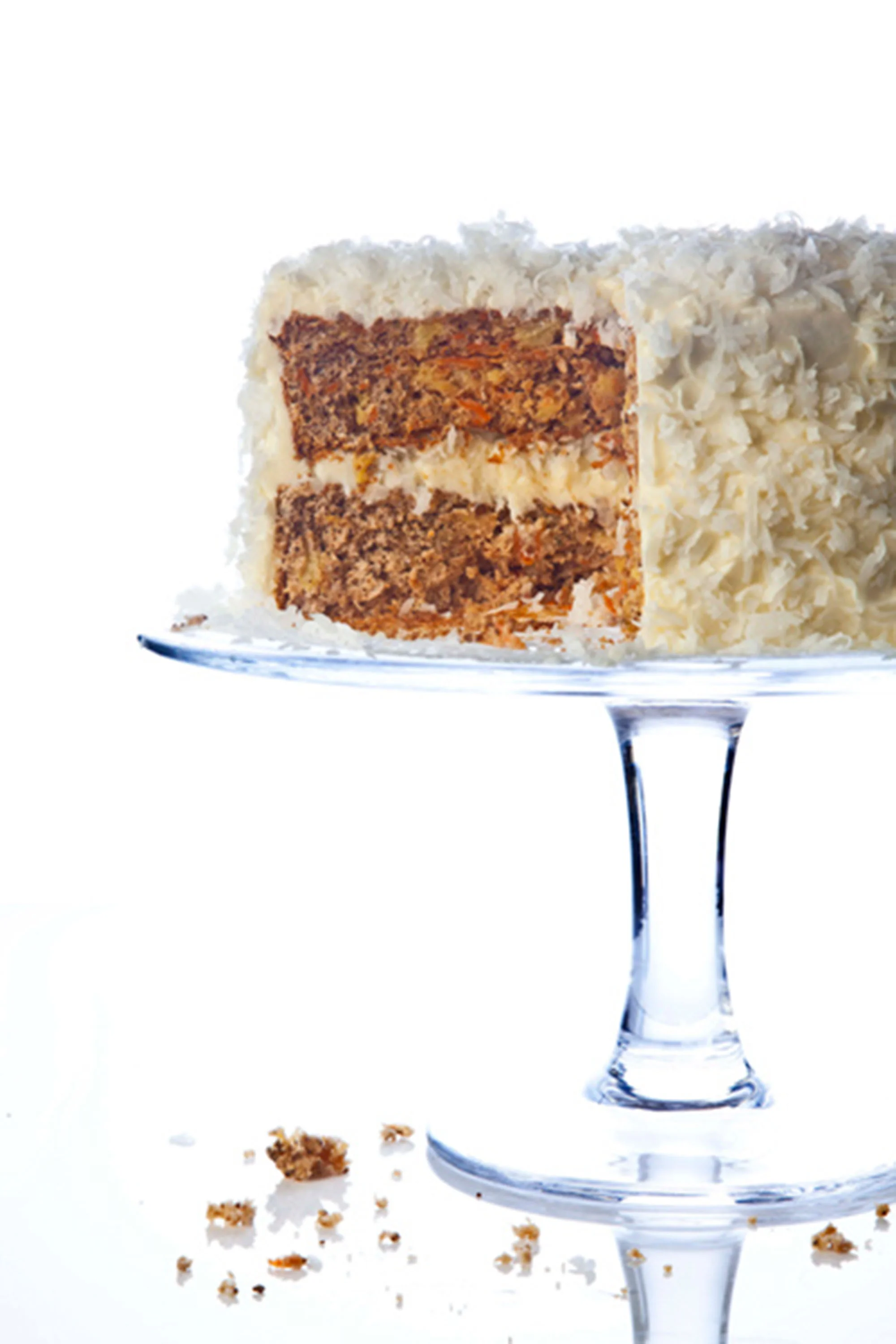 Walnut Carrot Cake with Coconut Cream Cheese Frosting; photo by Todd Coleman for SAVEUR