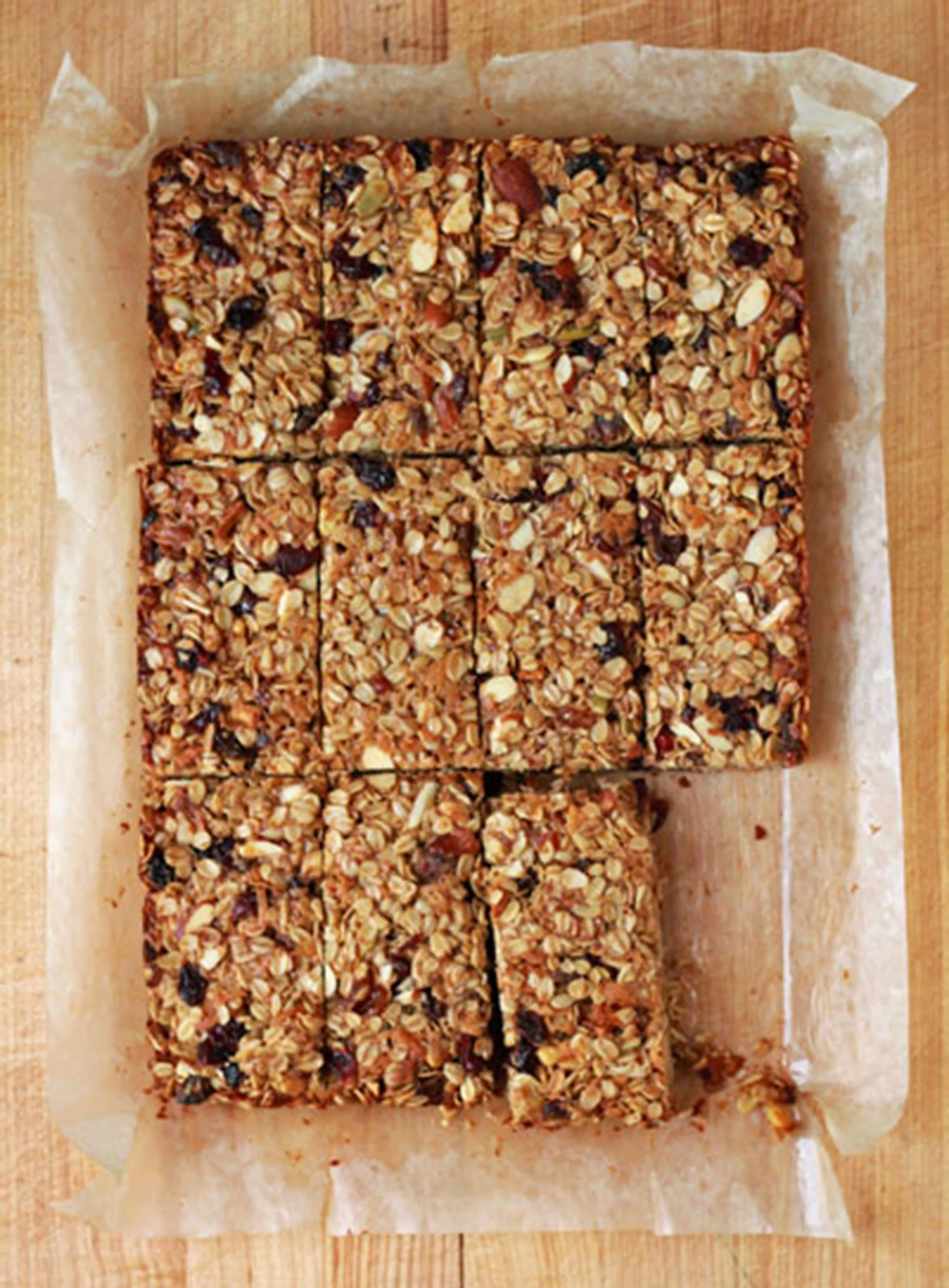 Chewy Fruit and Nut Granola Bars; photo by Anna Stockwell for SAVEUR