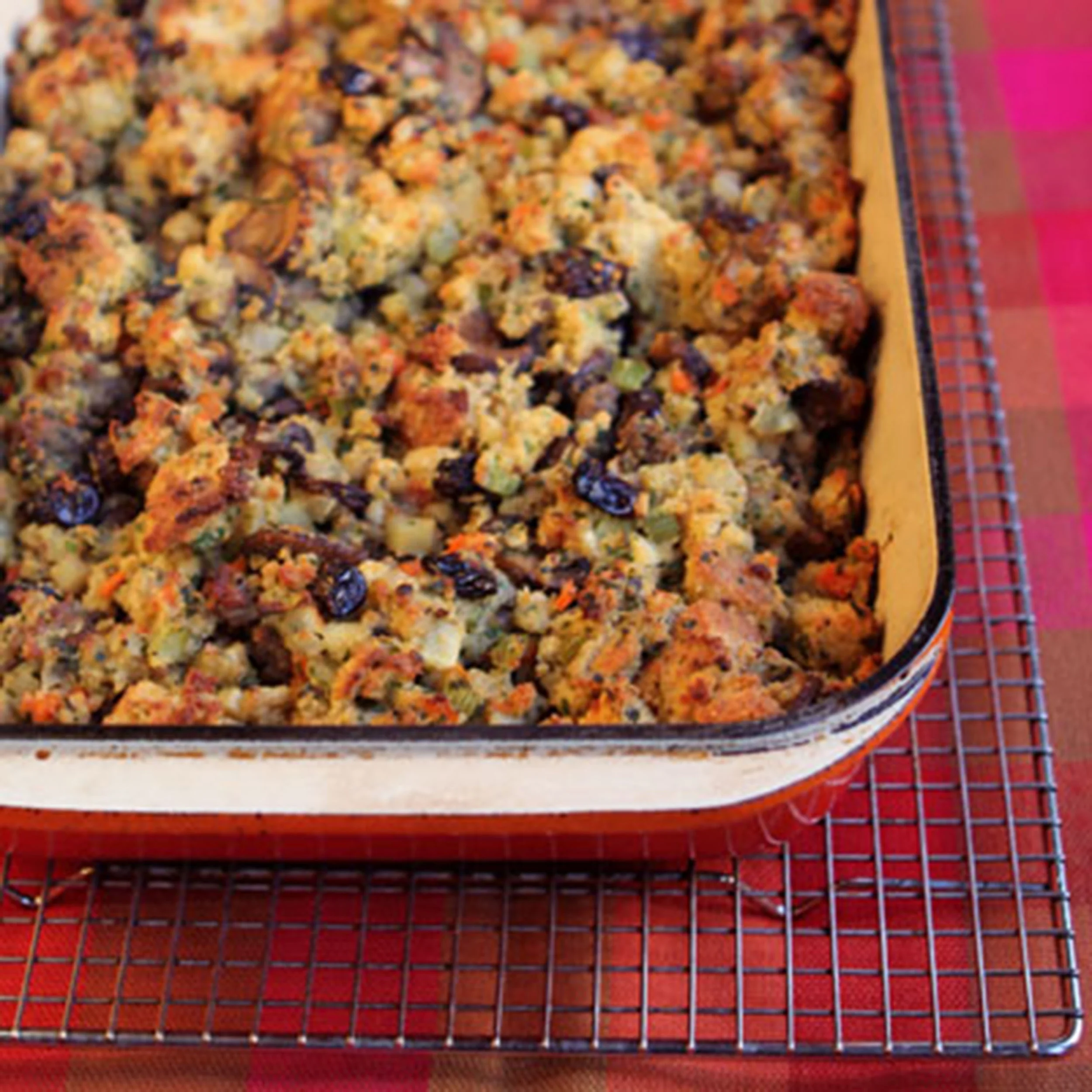 Cornbread Stuffing; photo by Anna Stockwell for SAVEUR