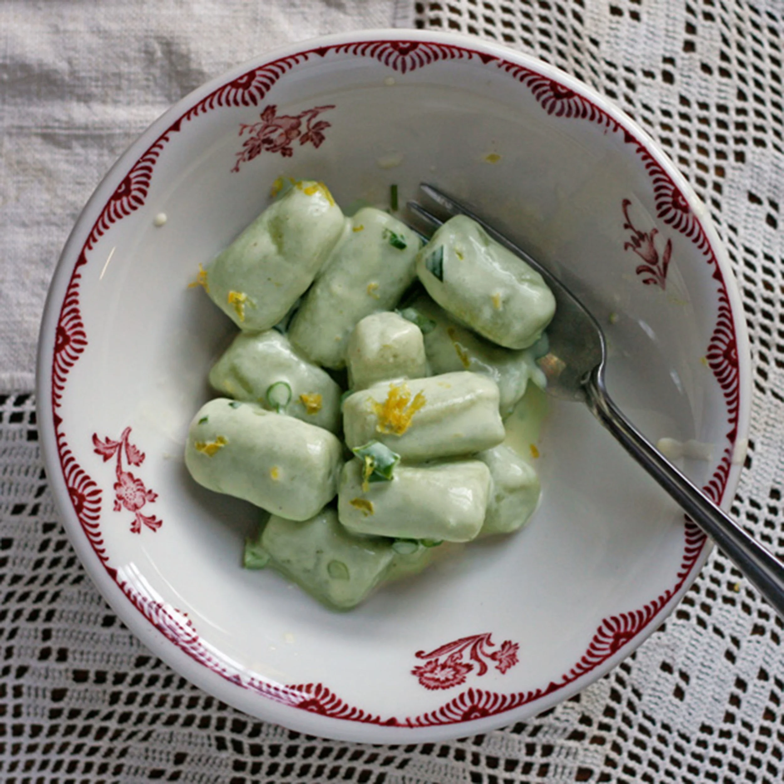 Sweet Pea Gnocchi; photo by Anna Stockwell for SAVEUR