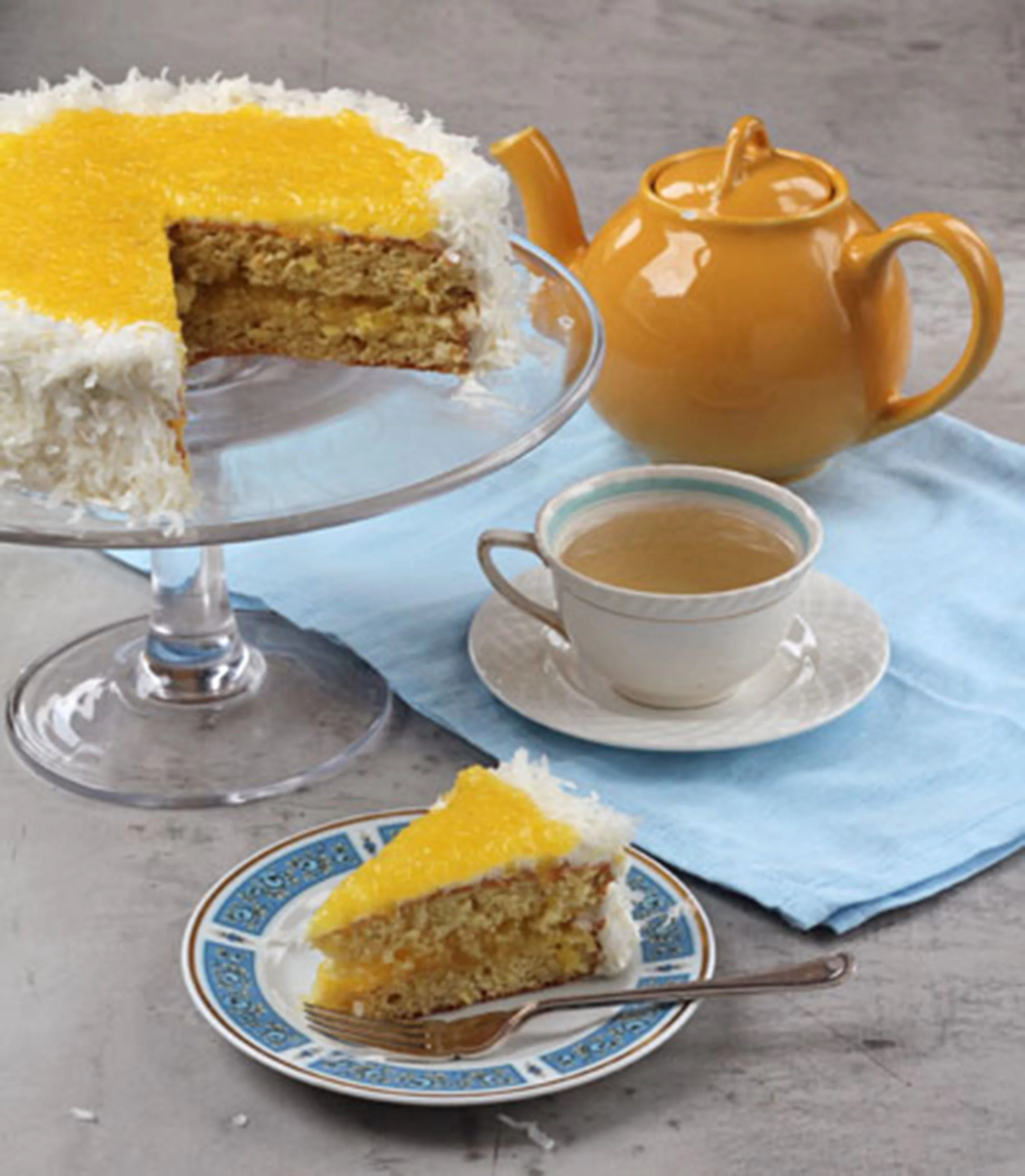 A Pineapple Sponge Cake for Mother's Day; photo by Anna Stockwell for SAVEUR
