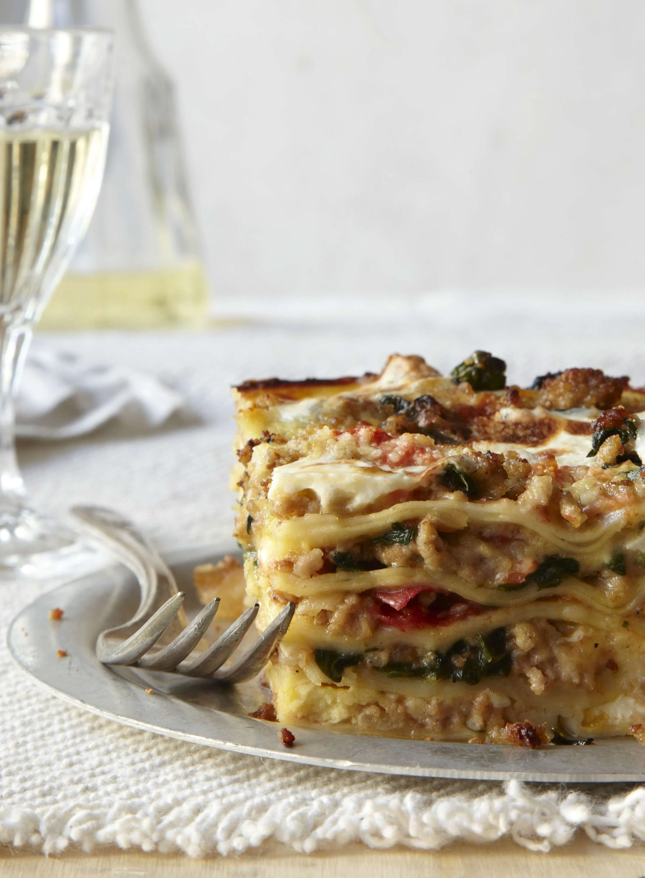 Veal and Spinach Lasagna; photo by Romulo Yanes for SAVEUR
