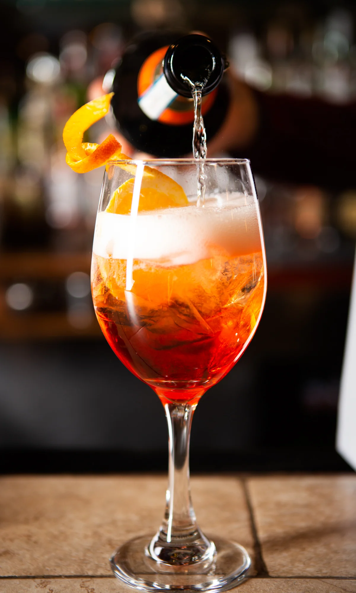 Aperol Spritz; photo by Kate Izor for Gigino Trattoria