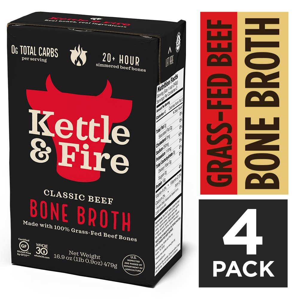 Beef Bone Broth Soup by Kettle and Fire